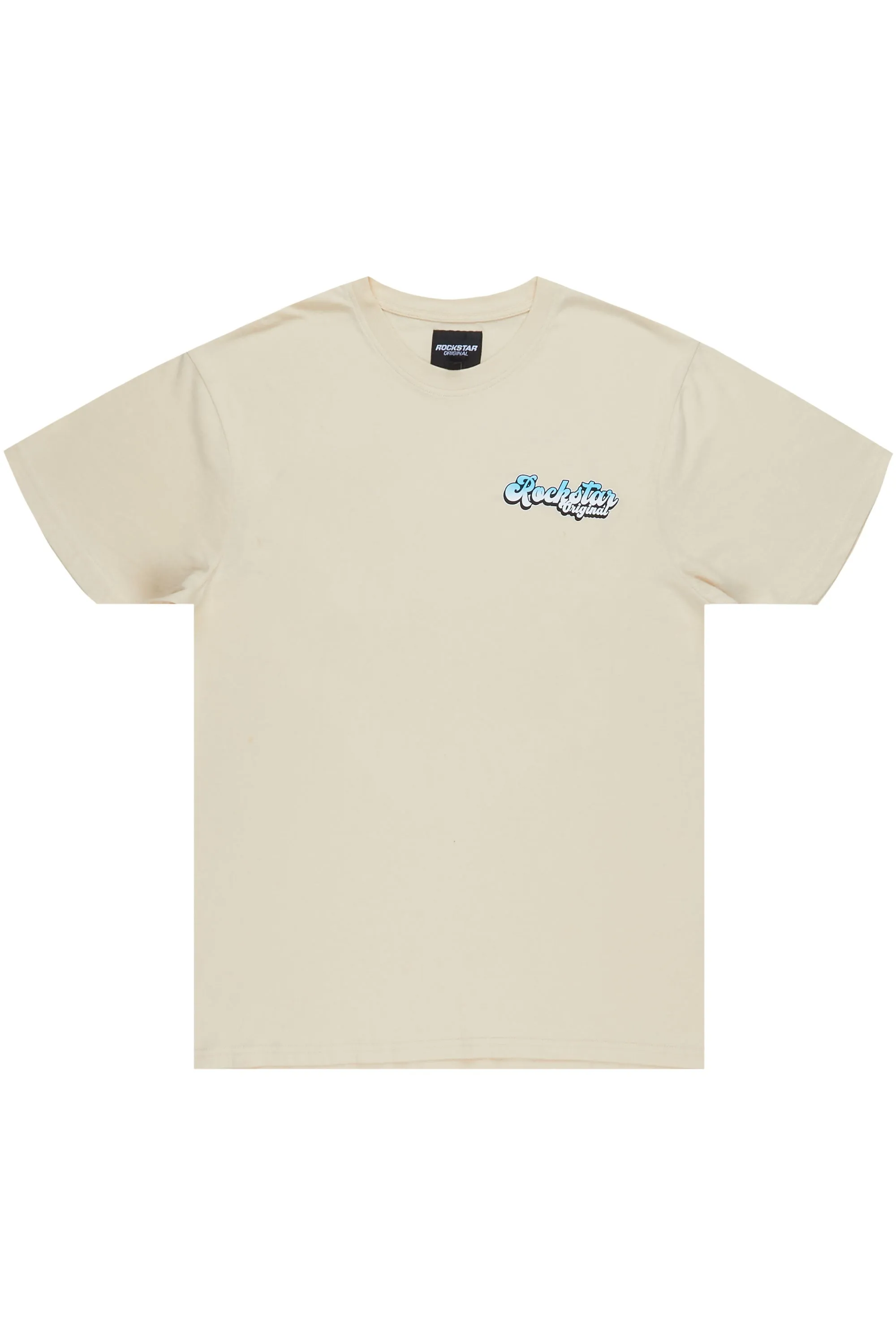 Highya Beige Graphic T-Shirt sold by Rockstar Original product image thumbnail 3