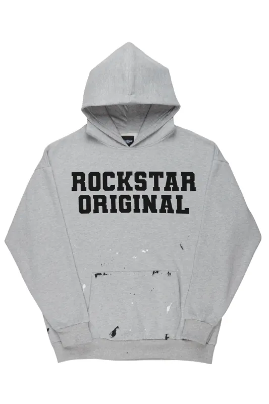 Justin Heather Grey Graphic Hoodie sold by Rockstar Original
