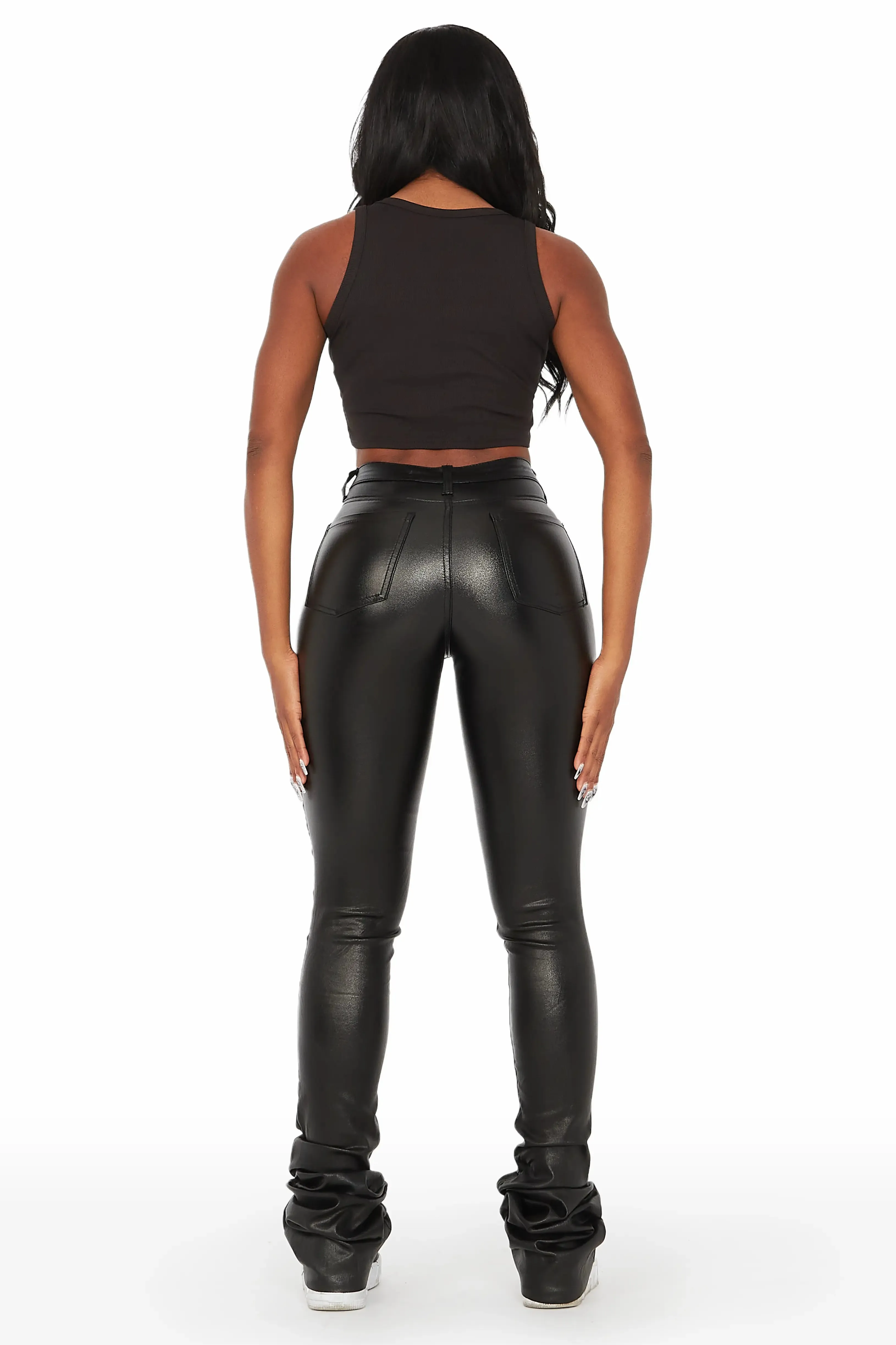 Brianna Black Super Stacked Pant sold by Rockstar Original product image thumbnail 5