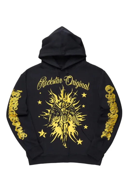 Jamyia Black Oversized Hoodie sold by Rockstar Original