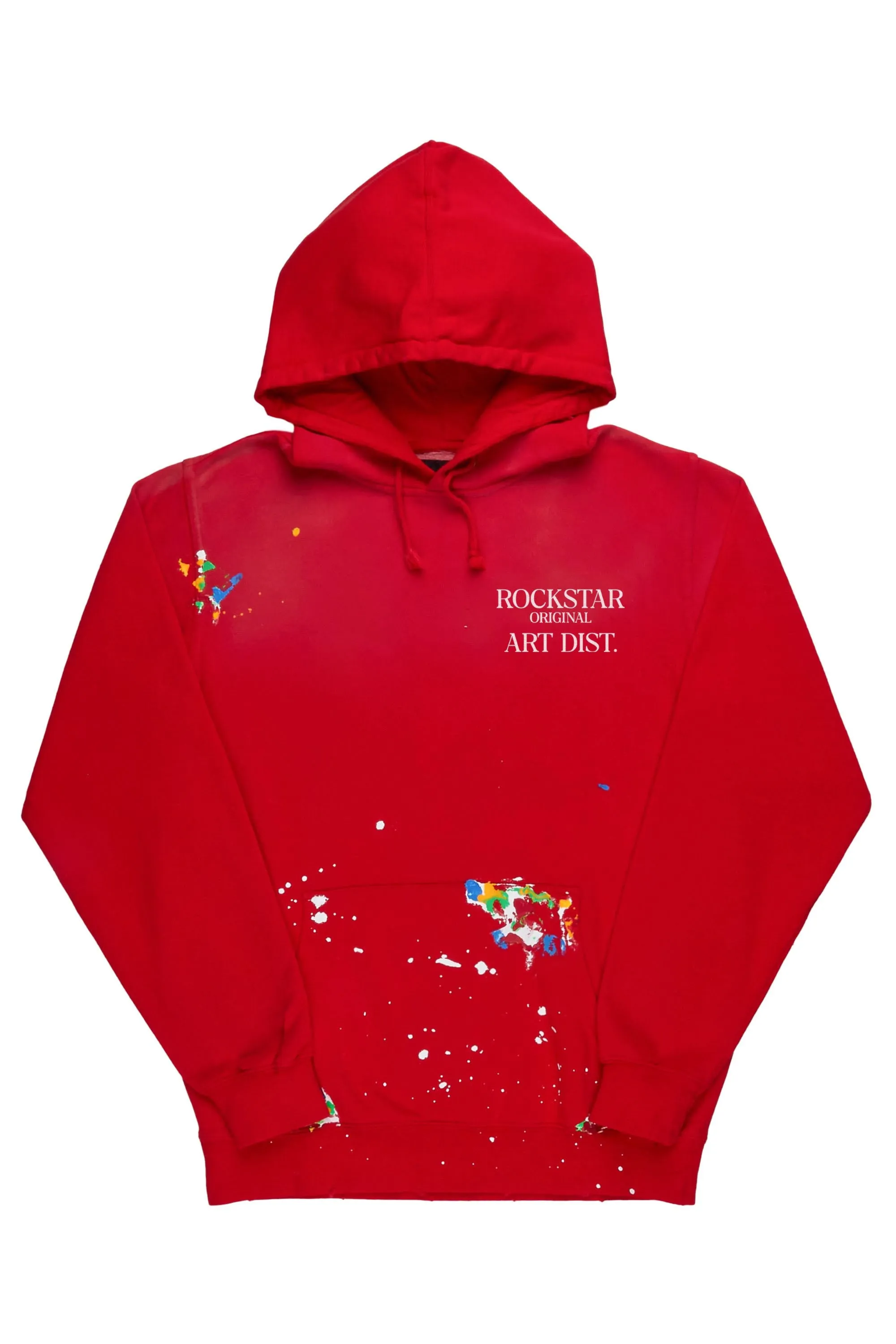Make It Rain Red Oversized Hoodie sold by Rockstar Original