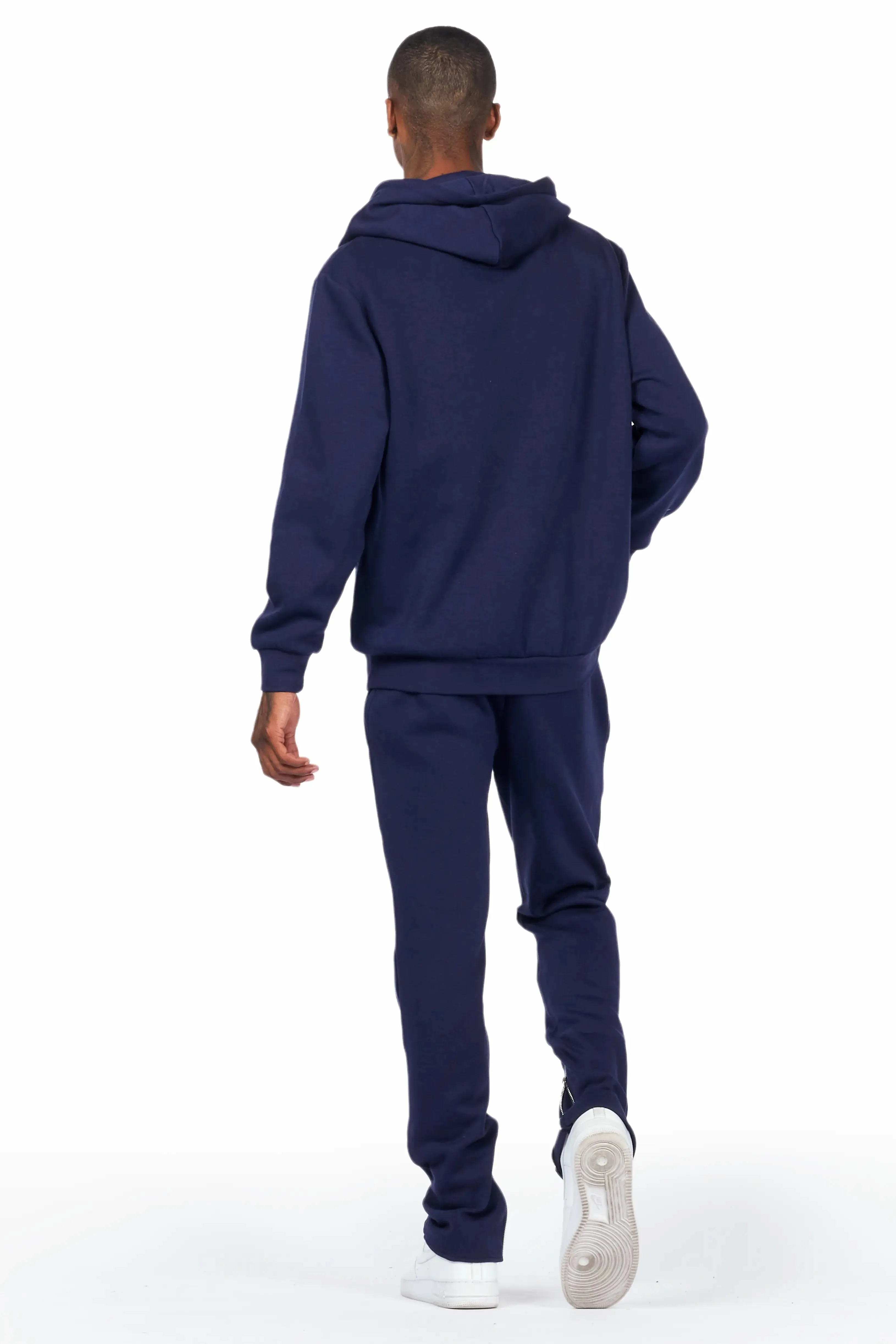 Raffer Navy Slim Fit Track Set sold by Rockstar Original product image thumbnail 4