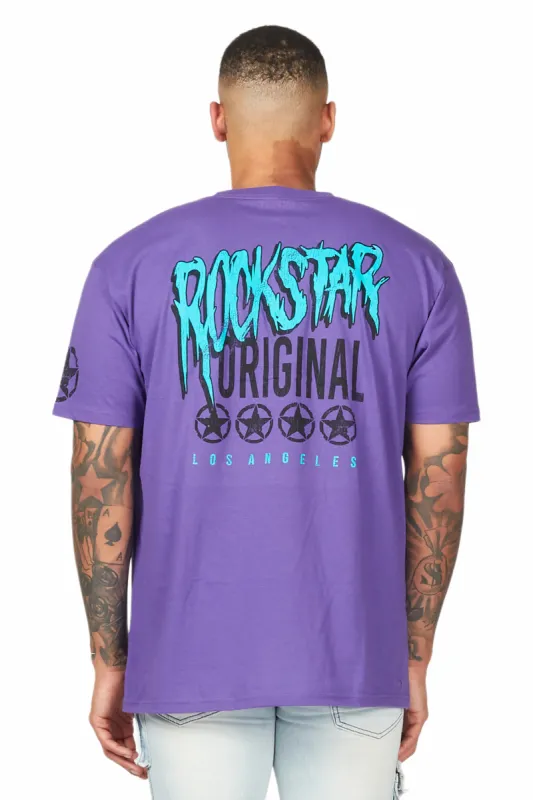 Wizzurd Purple Graphic T-Shirt sold by Rockstar Original