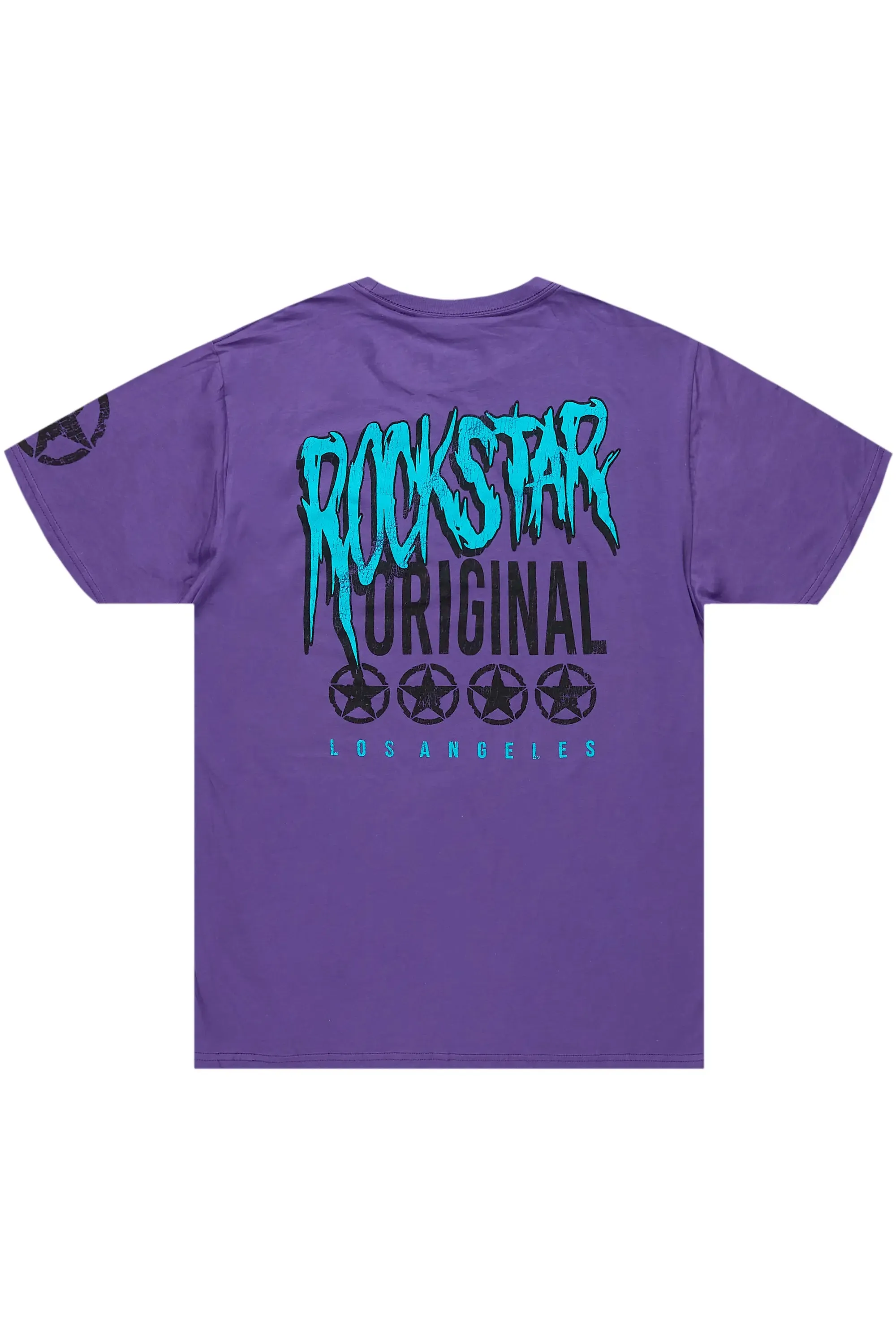 Wizzurd Purple Graphic T-Shirt sold by Rockstar Original product image thumbnail 2