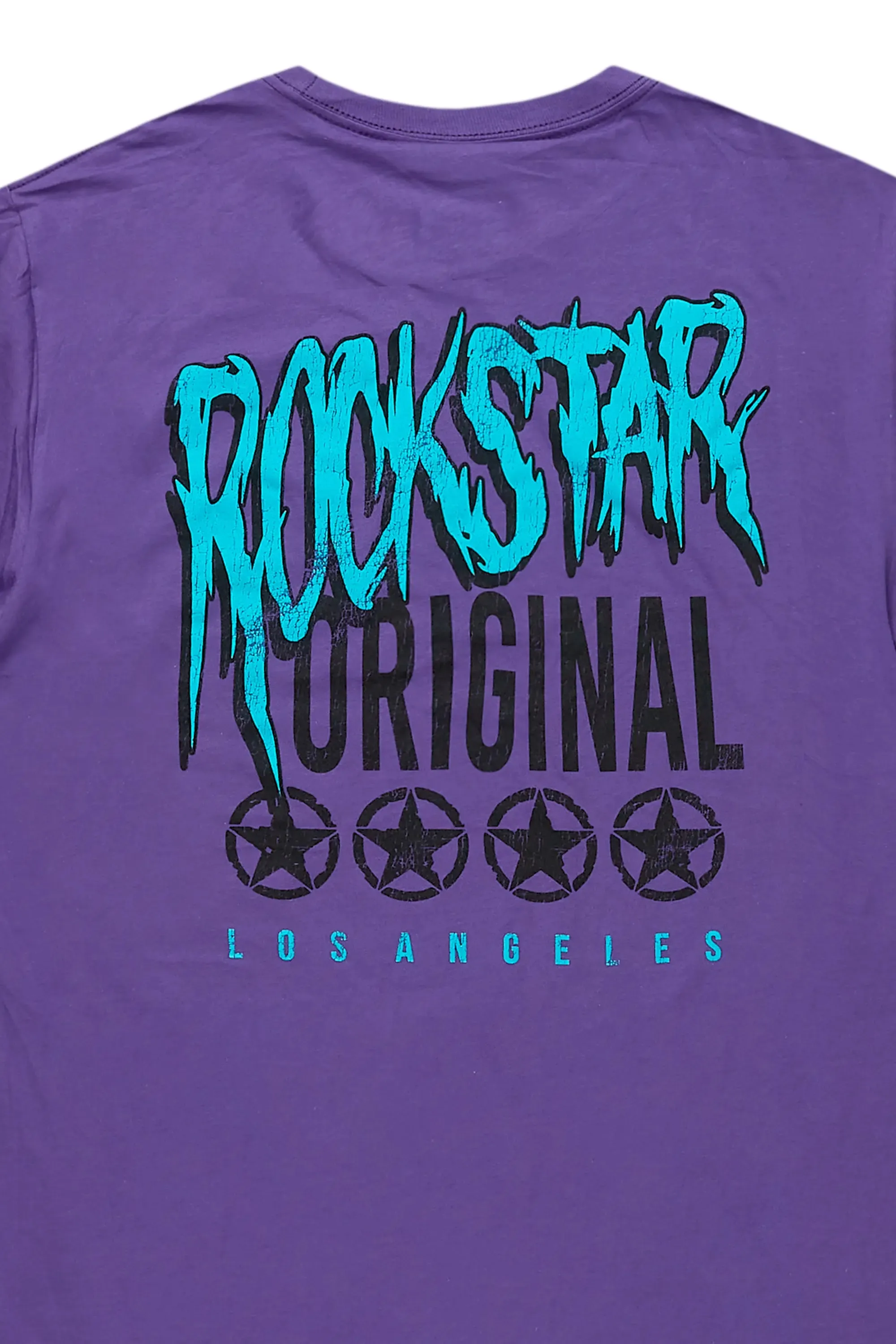 Wizzurd Purple Graphic T-Shirt sold by Rockstar Original product image thumbnail 3