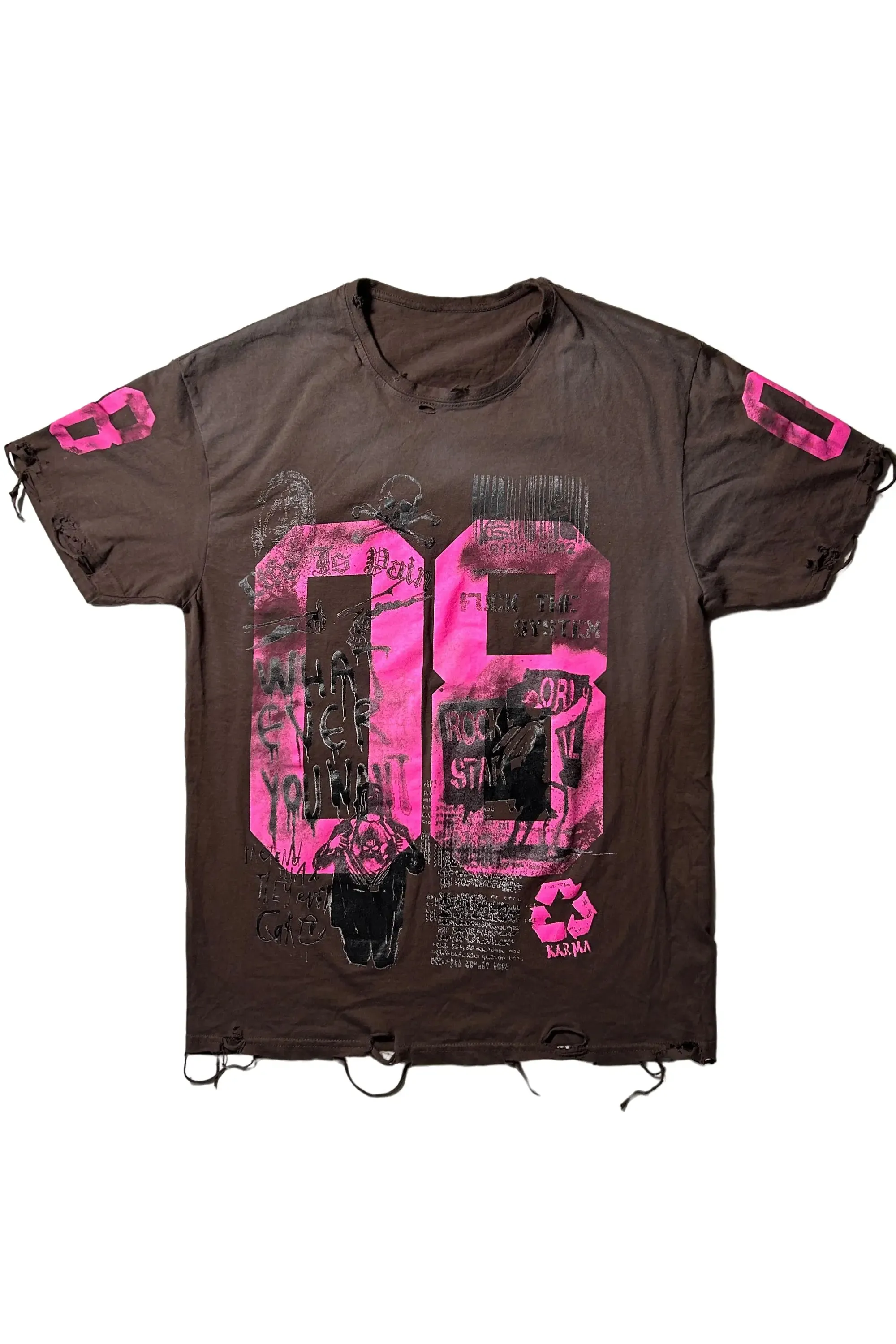 Kammile Charcoal Oversized T-Shirt sold by Rockstar Original