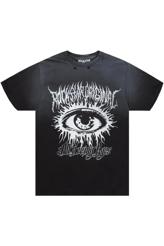 Cion Black Oversized T-Shirt sold by Rockstar Original