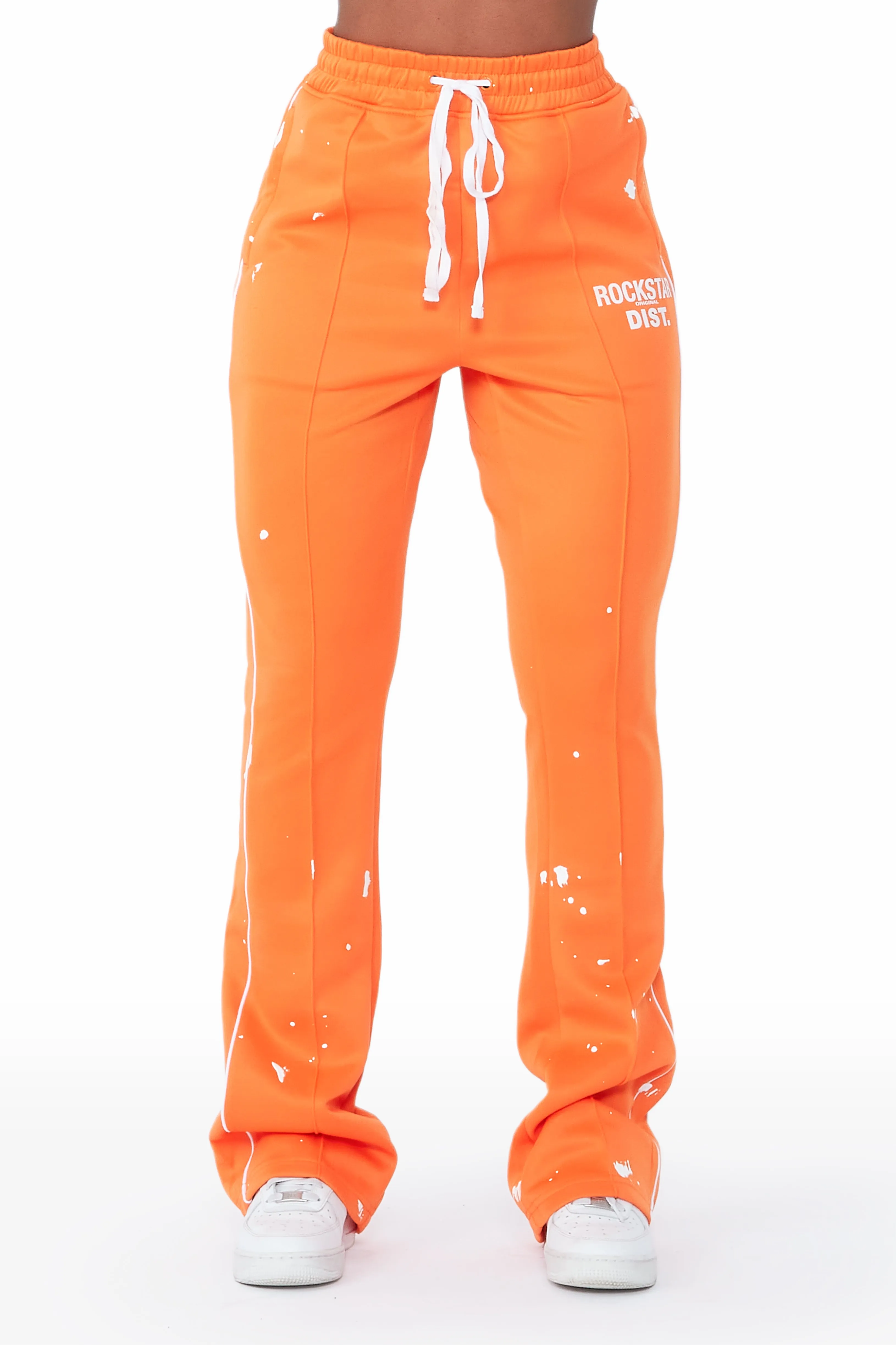 Selah Orange Stacked Track Pant sold by Rockstar Original