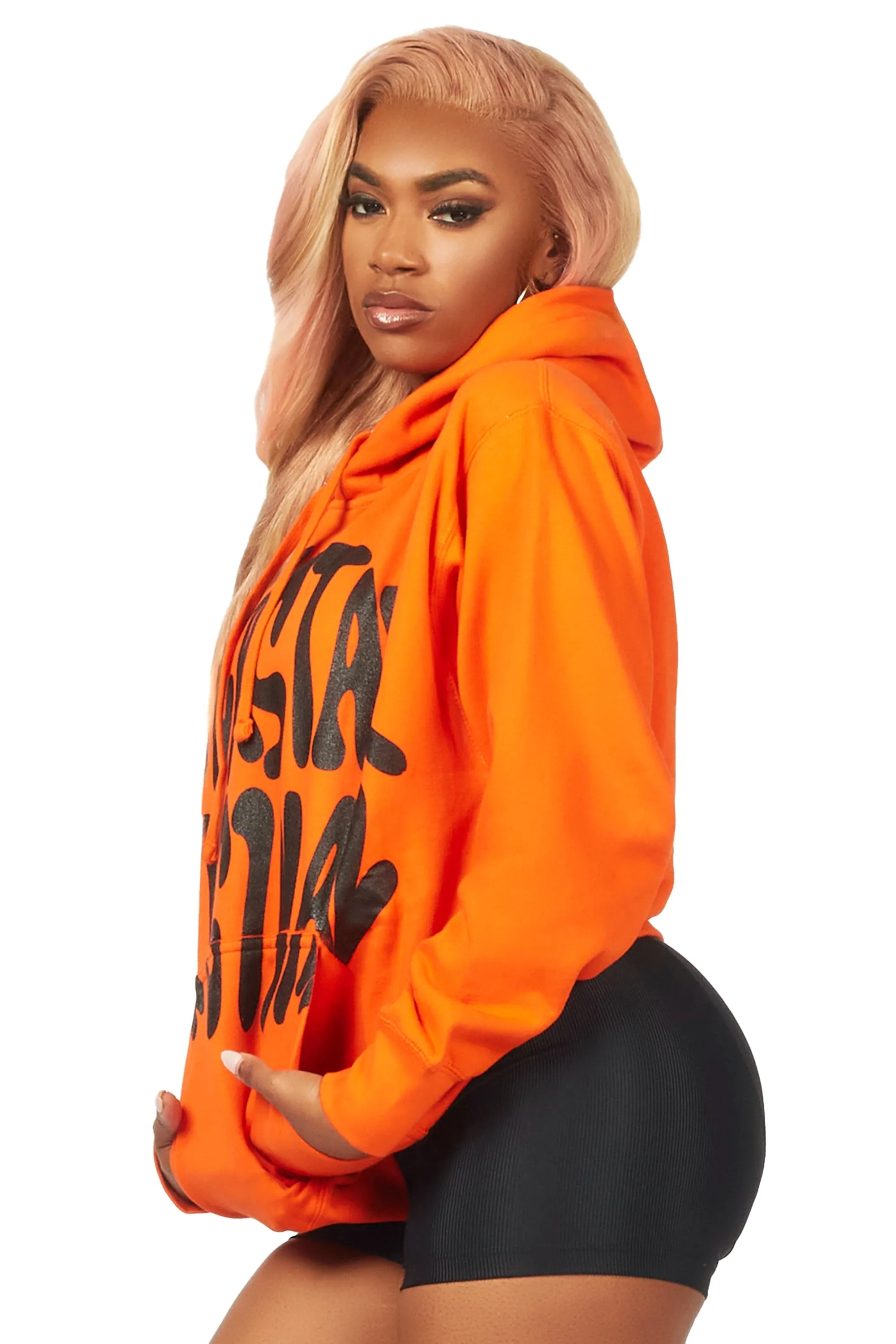 Maynor Orange Oversized Hoodie sold by Rockstar Original product image thumbnail 2