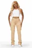 Kathryn Tan Stacked Flare Jean sold by Rockstar Original