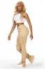 Kathryn Tan Stacked Flare Jean sold by Rockstar Original