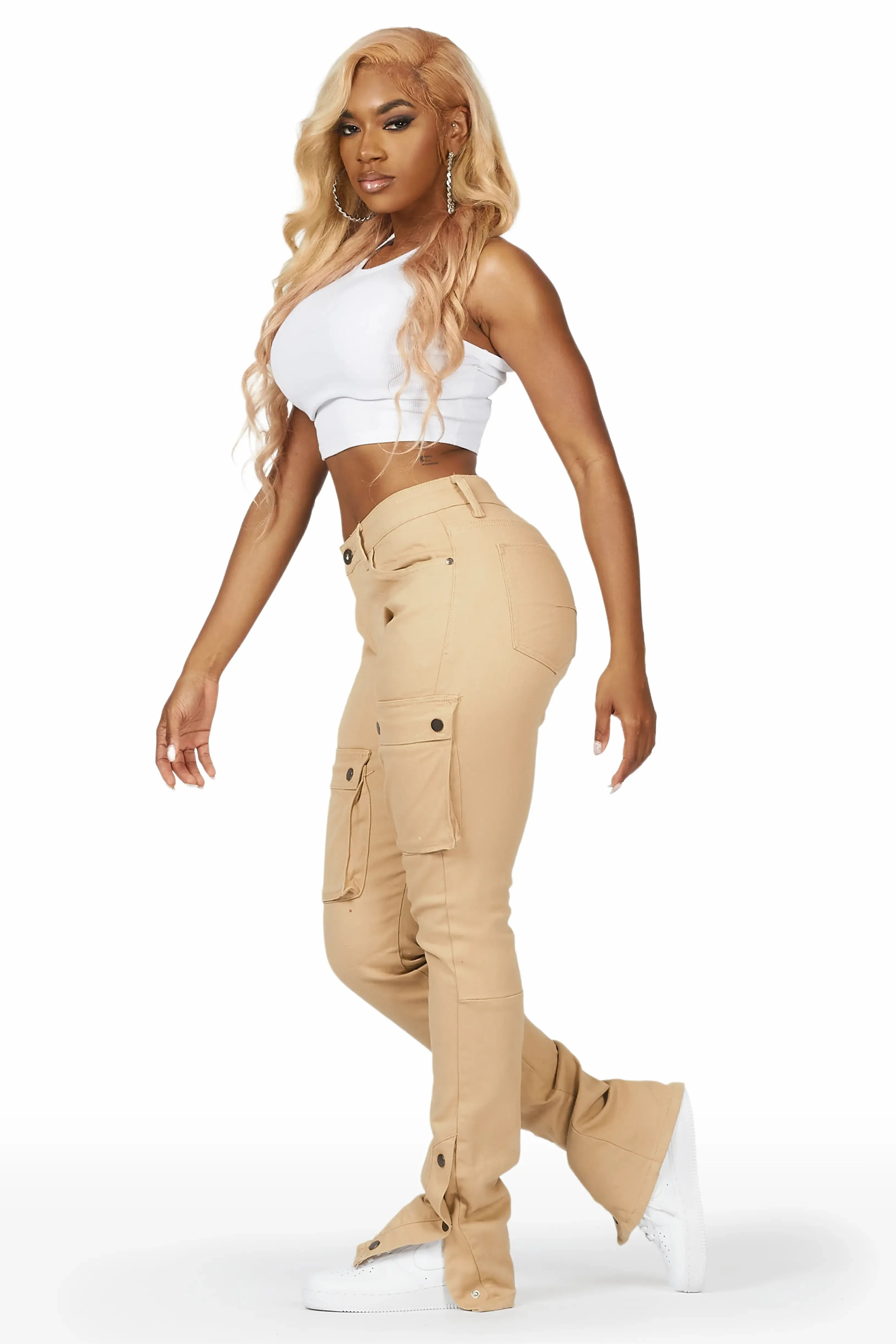 Kathryn Tan Stacked Flare Jean sold by Rockstar Original product image thumbnail 4