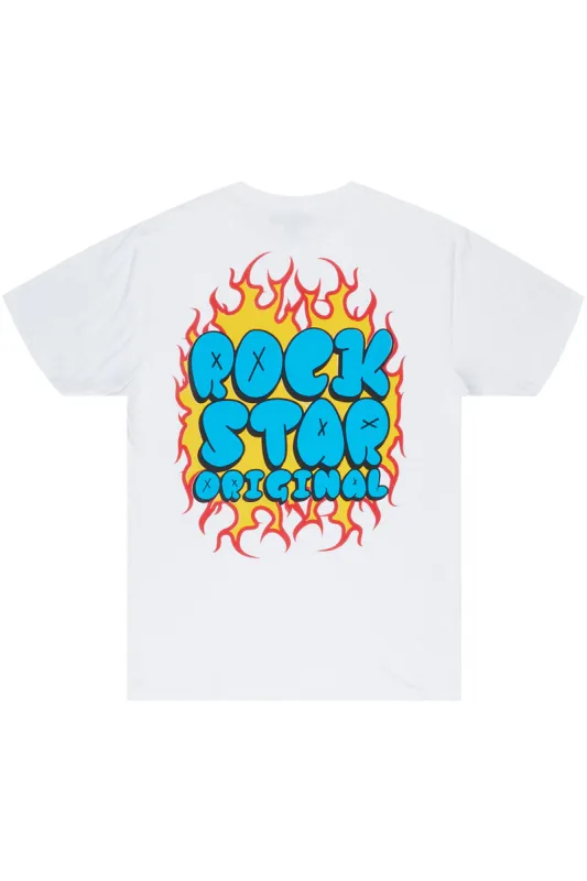 Deckadens White Graphic T-Shirt sold by Rockstar Original