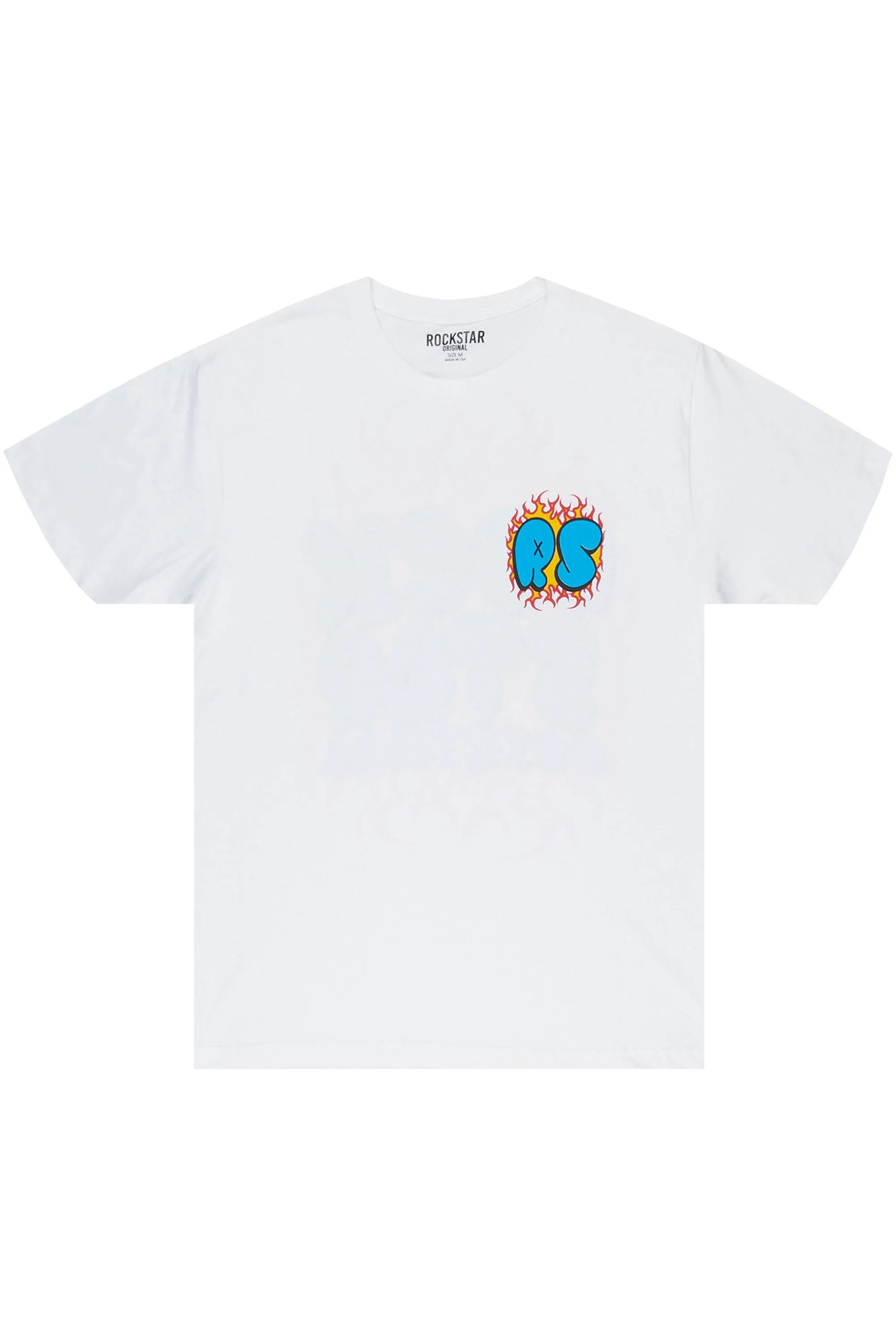 Deckadens White Graphic T-Shirt sold by Rockstar Original product image thumbnail 3