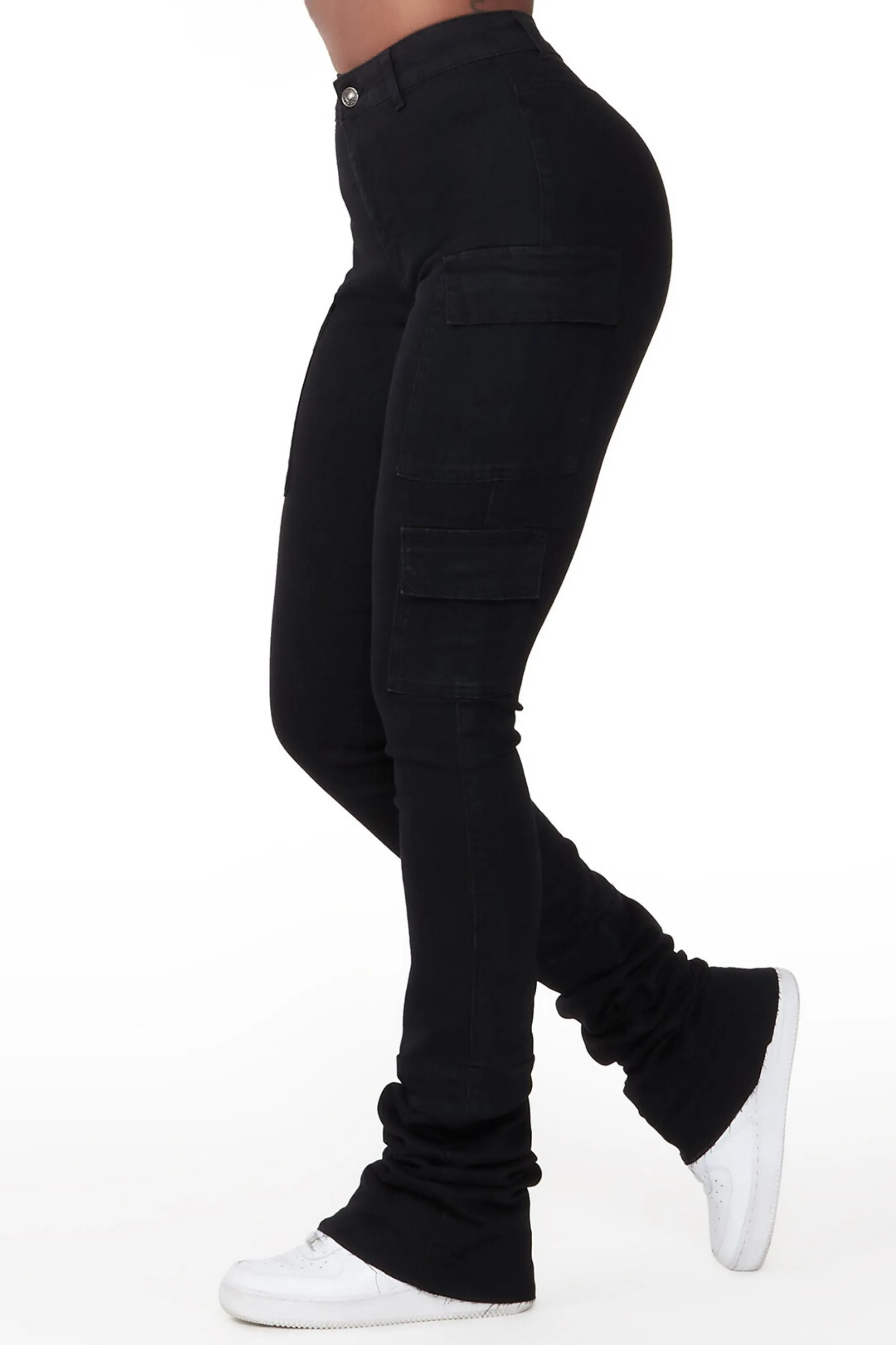 Vixen Black Cargo Super Stacked Jean sold by Rockstar Original product image thumbnail 3