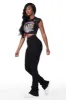 Vixen Black Cargo Super Stacked Jean sold by Rockstar Original