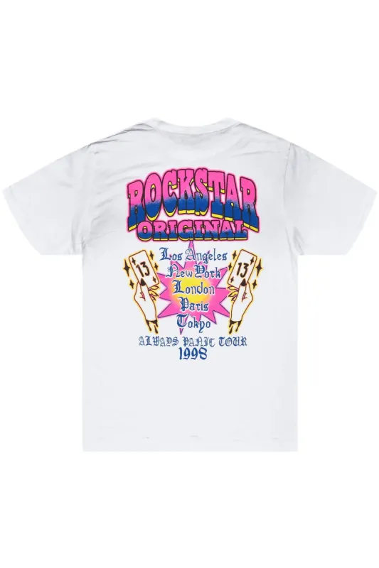 Switchin White Graphic T-Shirt sold by Rockstar Original