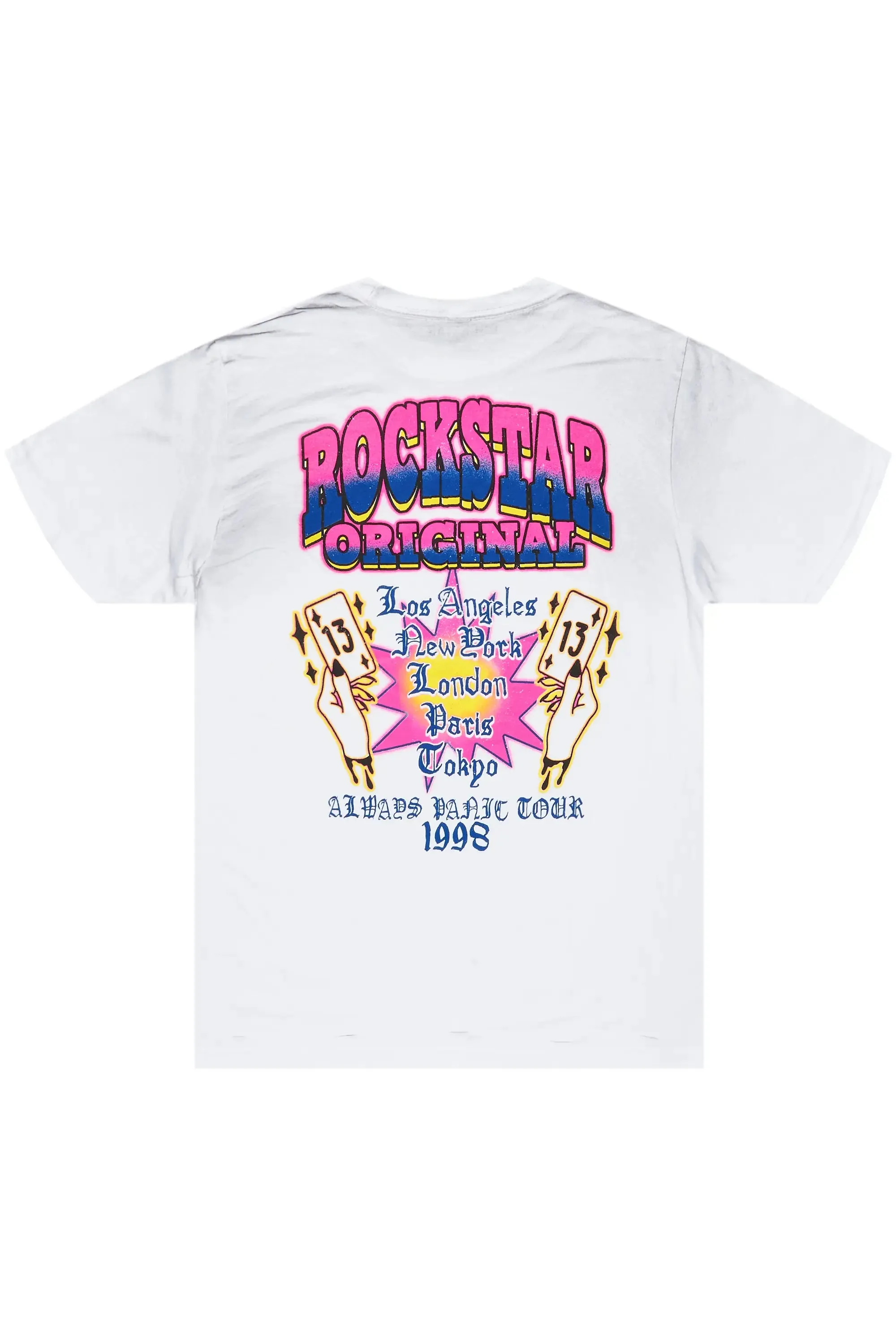 Switchin White Graphic T-Shirt sold by Rockstar Original