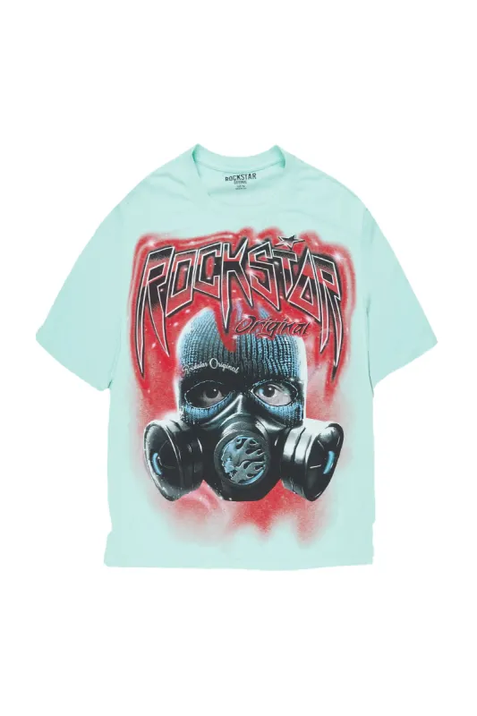 Play Dirty Powder Blue Mega Oversized T-Shirt made by Rockstar Original