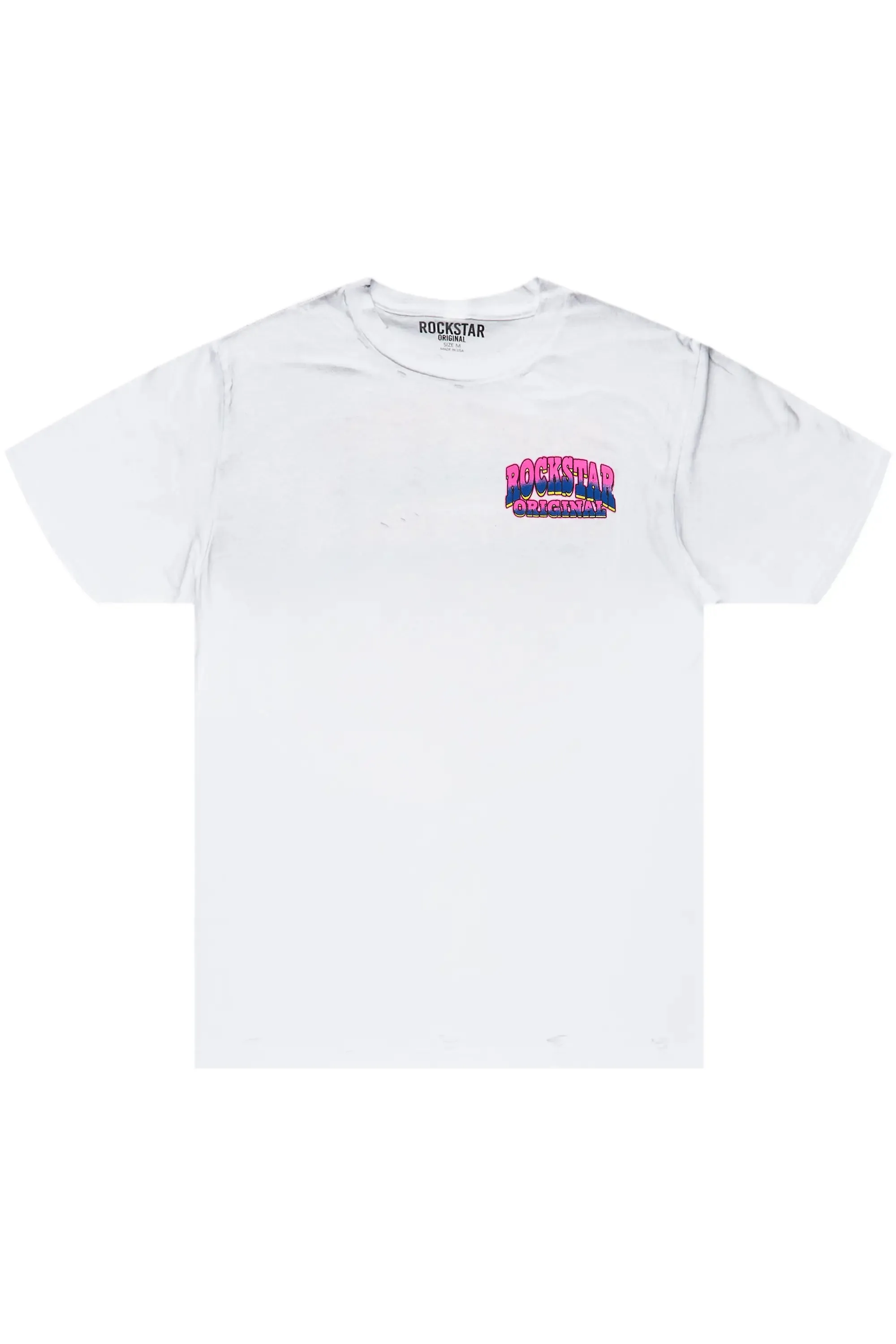 Switchin White Graphic T-Shirt sold by Rockstar Original product image thumbnail 5