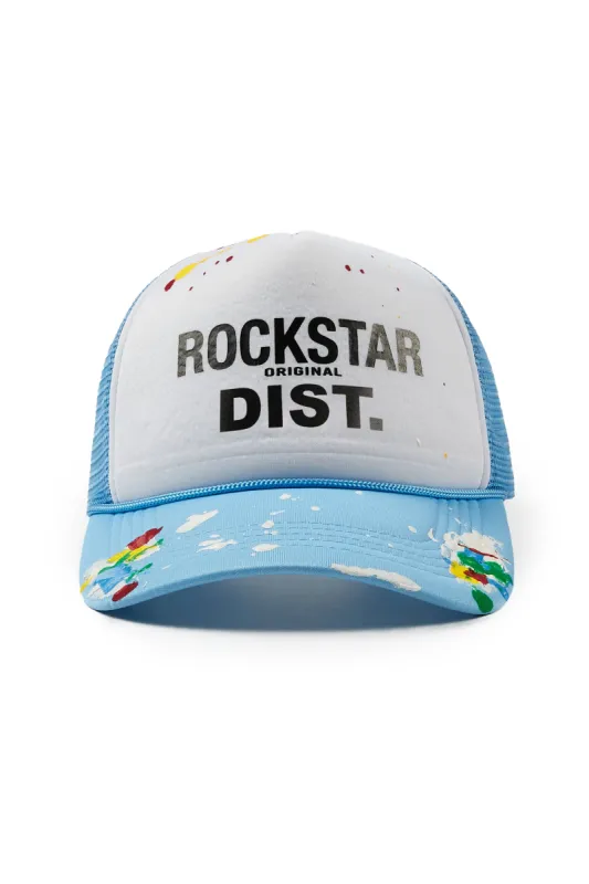 Neptune White/ Blue Trucker Hat sold by Rockstar Original