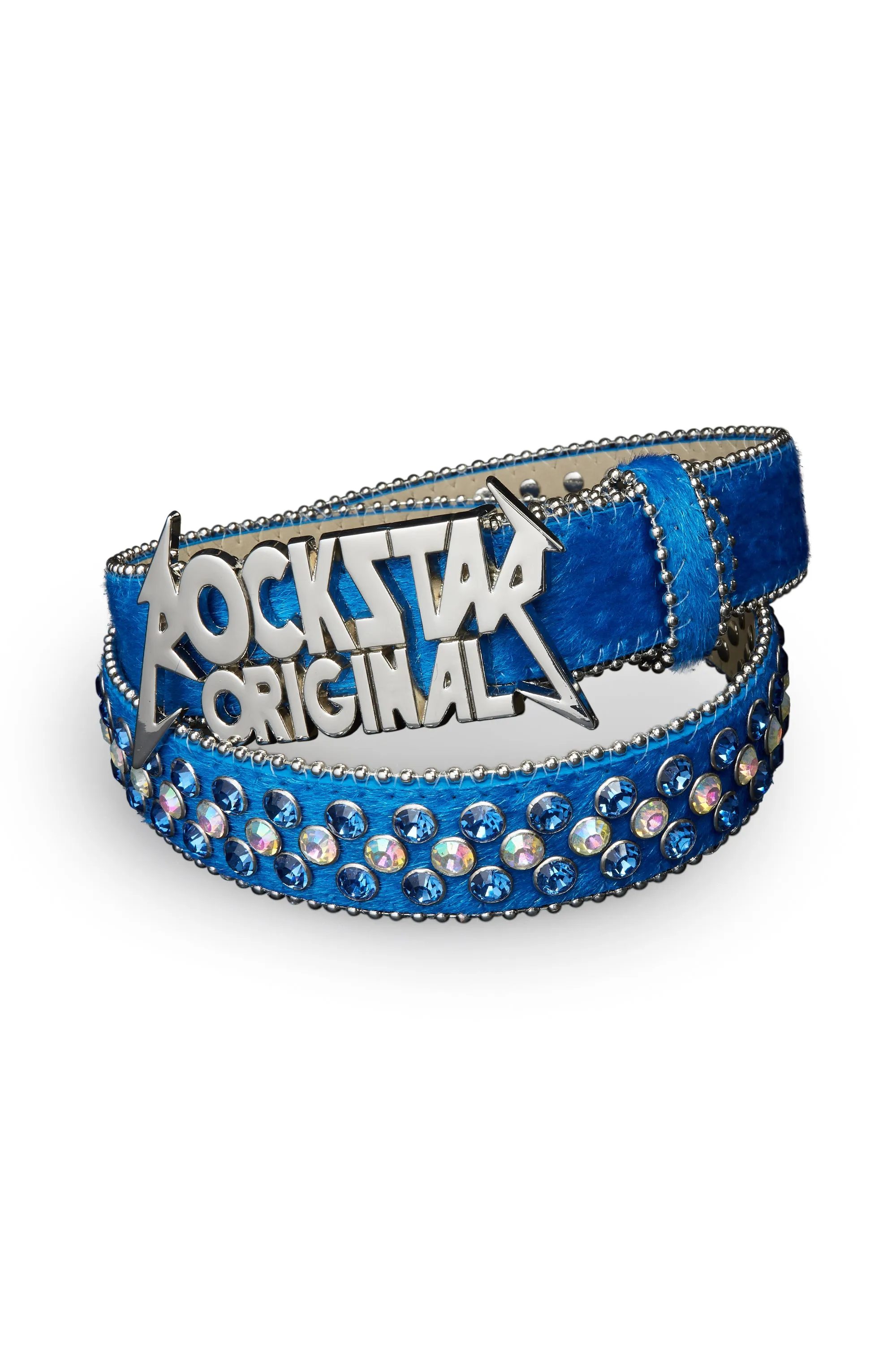 Silas Blue Rockstar Logo Belt sold by Rockstar Original
