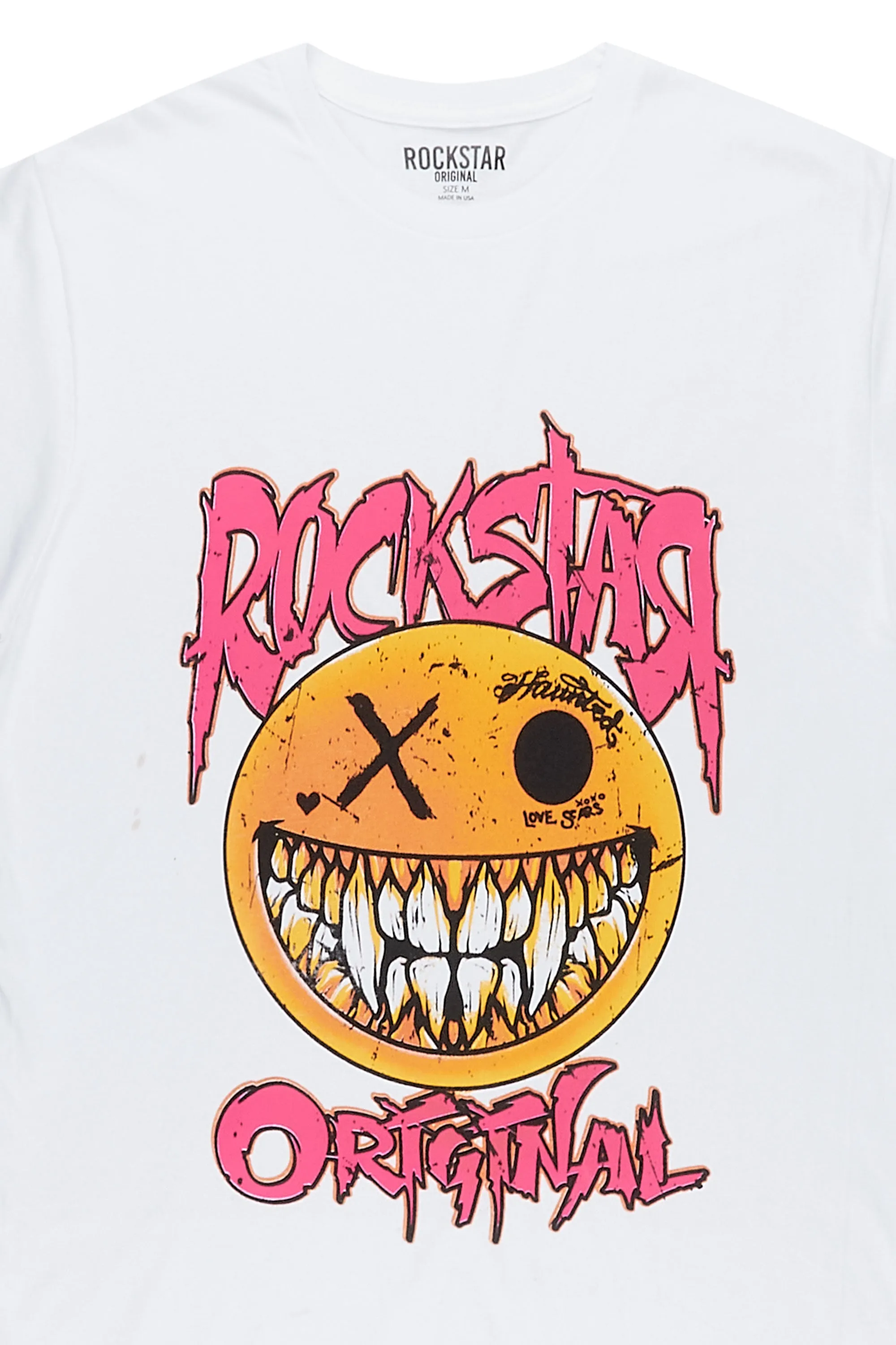Fraust White Graphic T-Shirt sold by Rockstar Original product image thumbnail 2