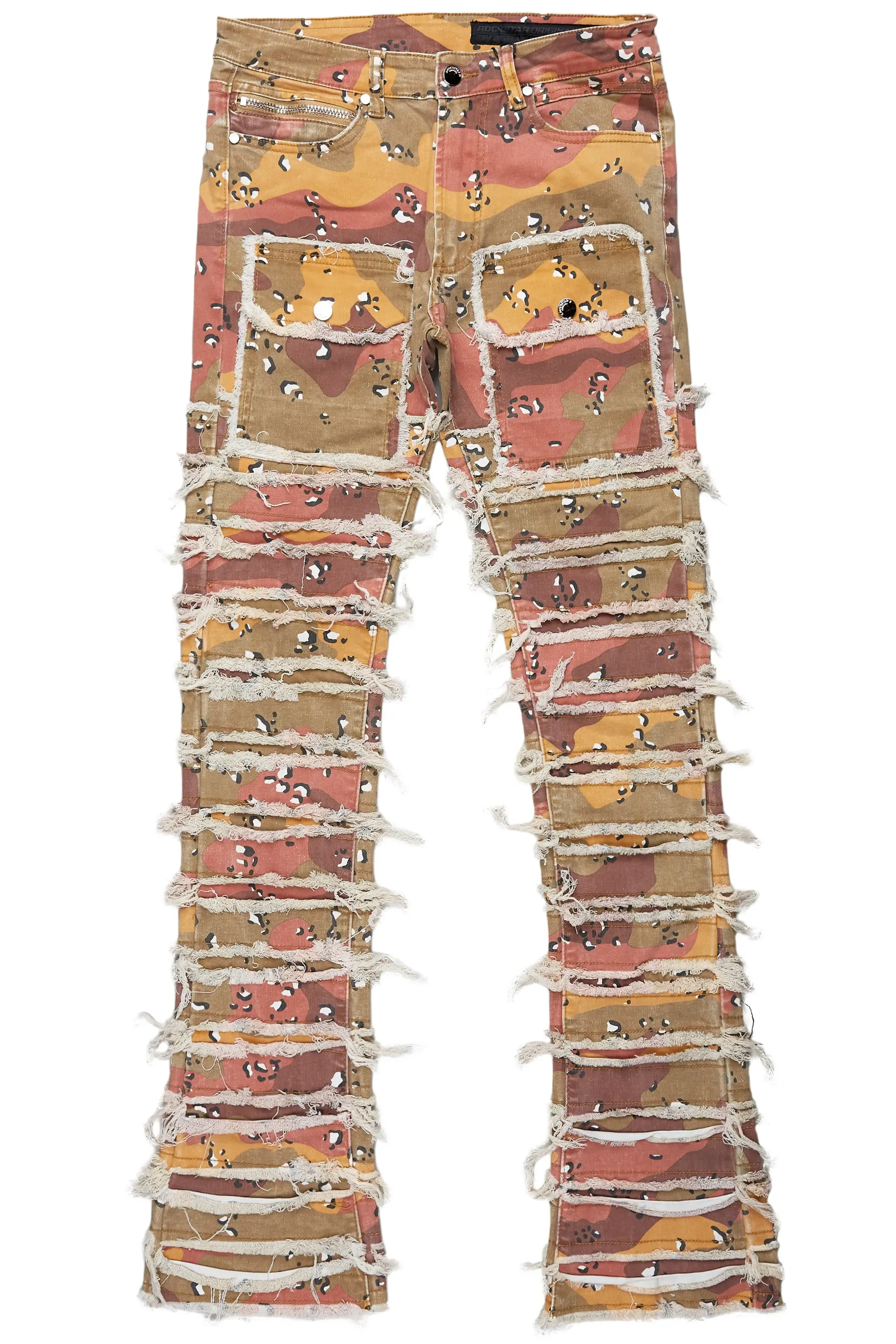 Kinby Multi Camo Stacked Flare Jean sold by Rockstar Original product image thumbnail 2