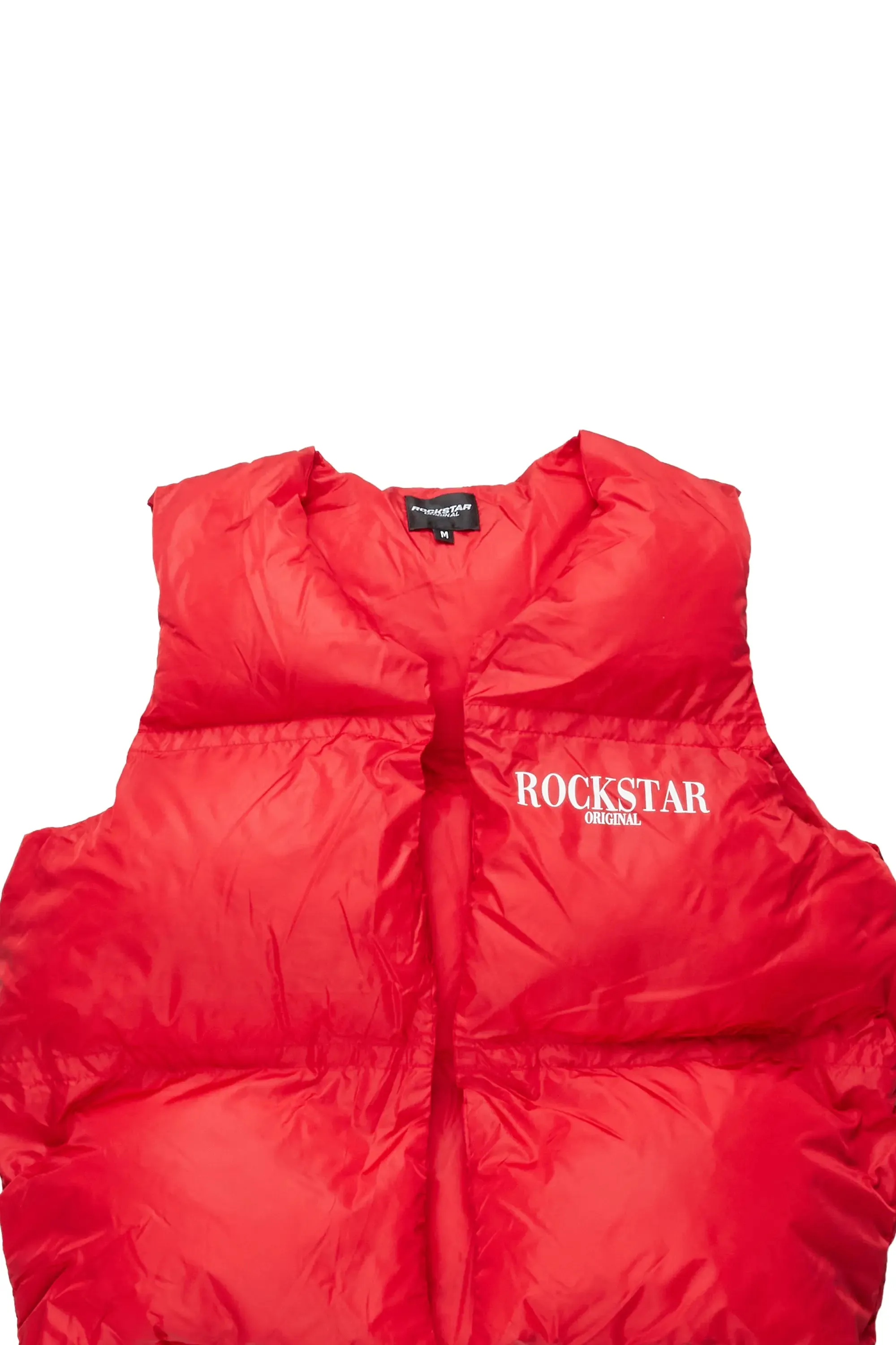 Frederick Red Puffer Vest sold by Rockstar Original product image thumbnail 3