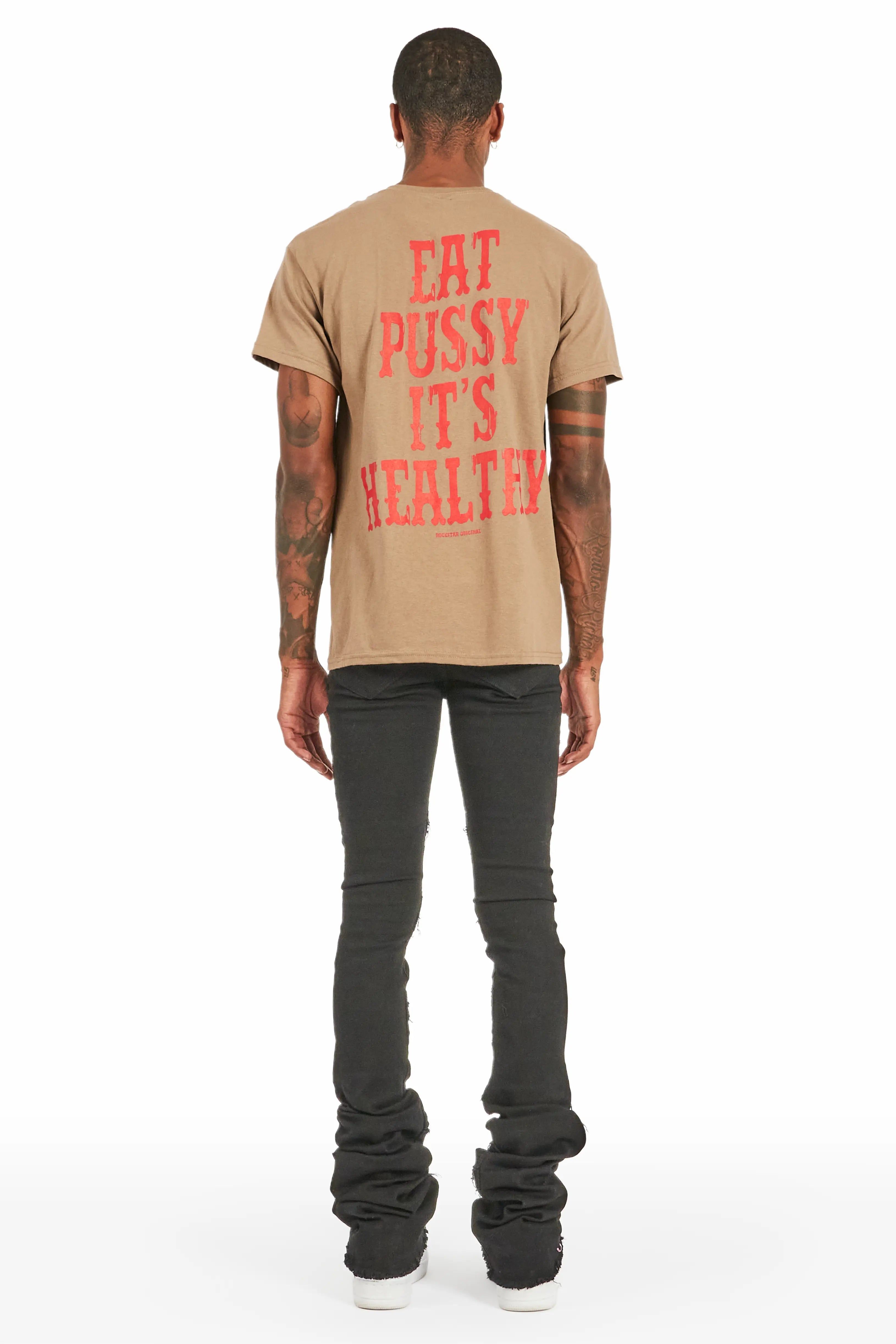 Zevon Black Super Stacked Flare Jean sold by Rockstar Original product image thumbnail 4