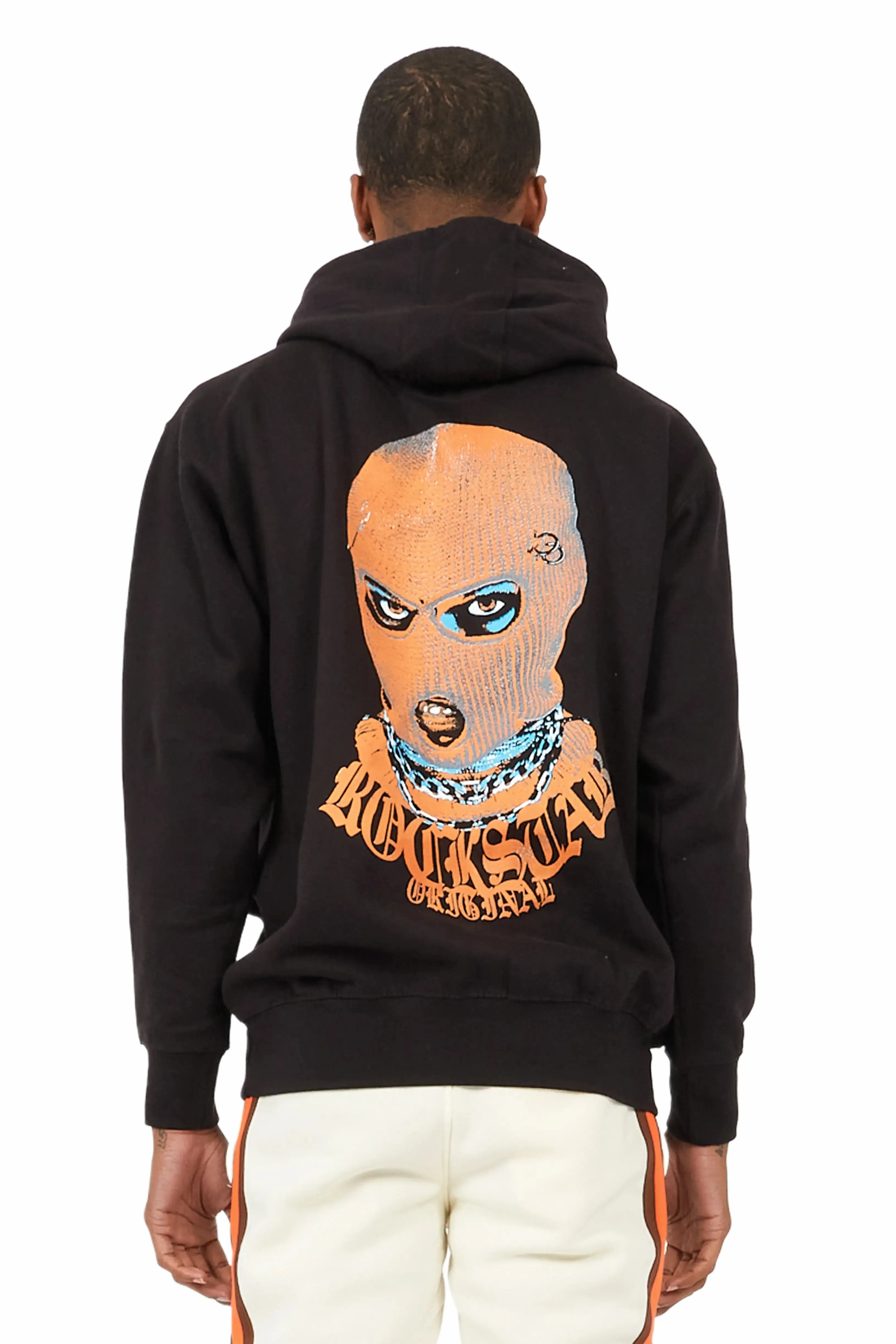 Murdra Graphic Black/Orange Hoodie sold by Rockstar Original