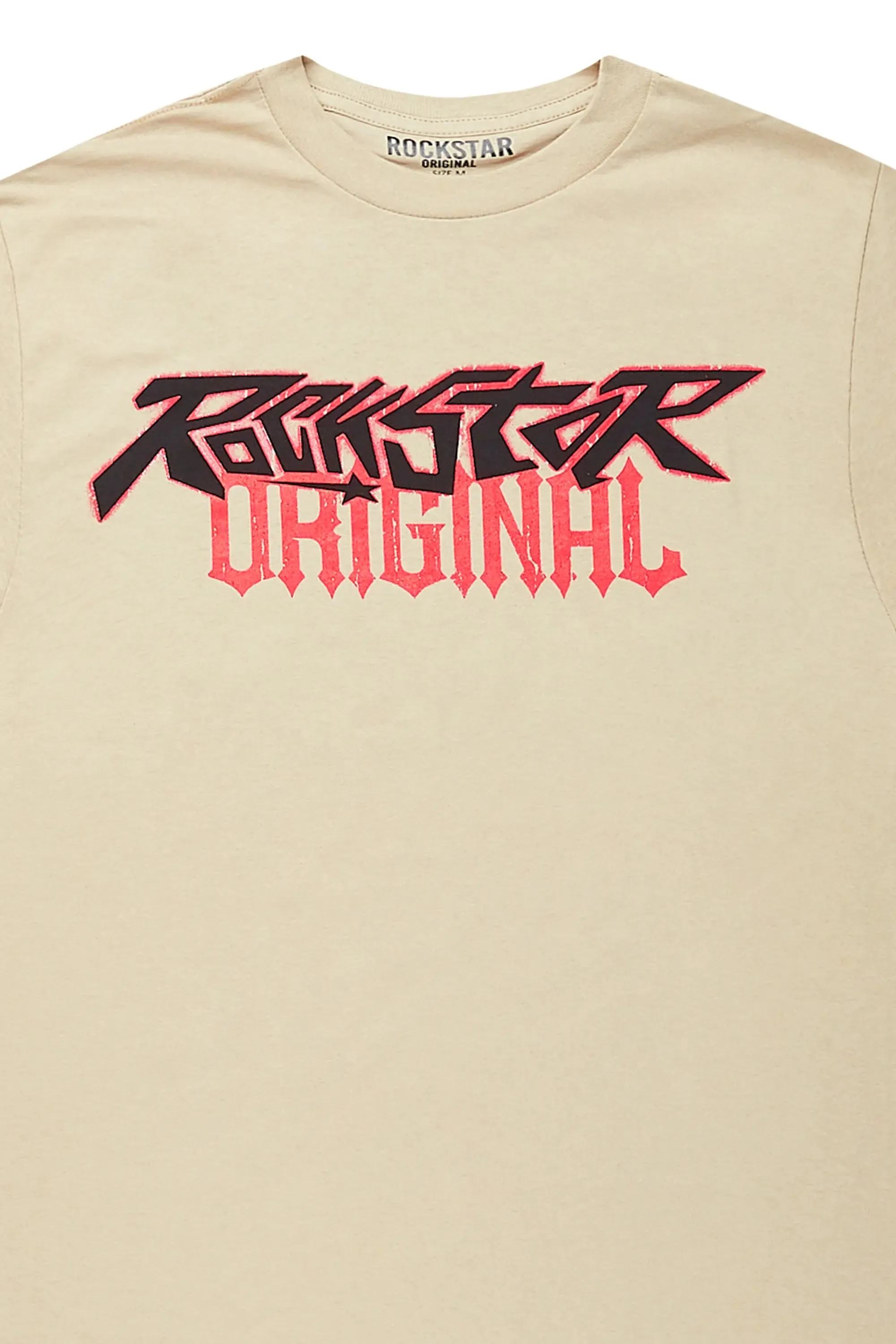 Camryn Beige Oversized T-Shirt sold by Rockstar Original product image thumbnail 2