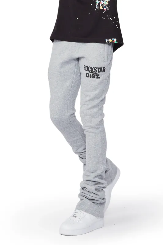 Alpine Grey Super Stacked Trackpant sold by Rockstar Original