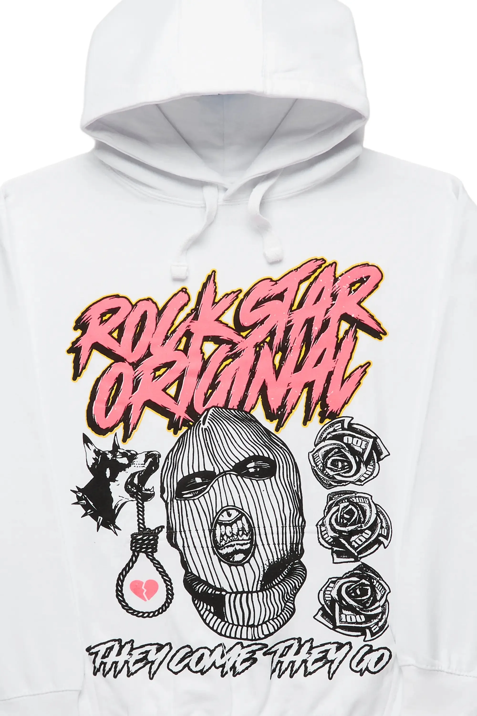 Nolani White Oversized Hoodie sold by Rockstar Original product image thumbnail 2