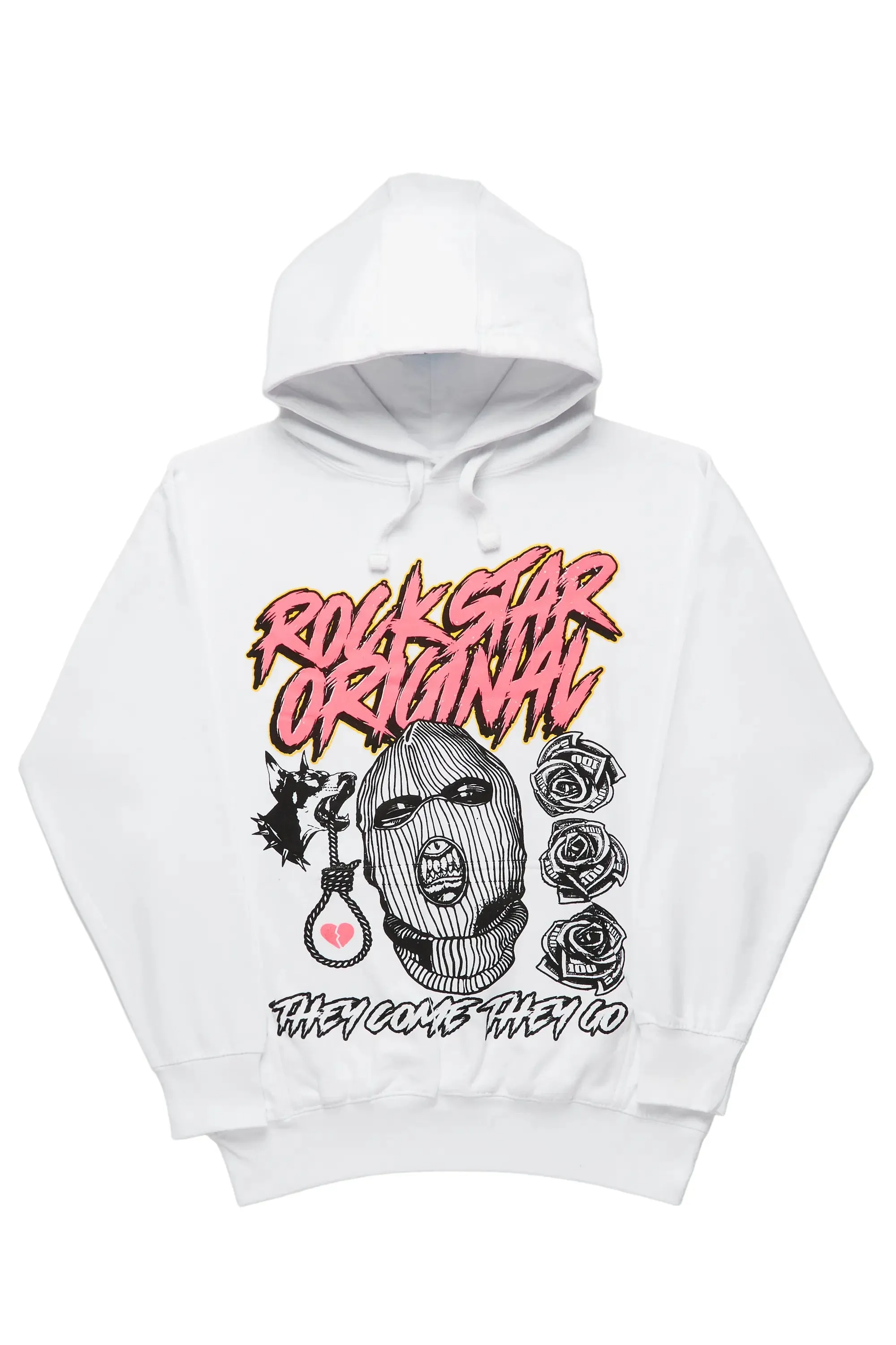 Nolani White Oversized Hoodie sold by Rockstar Original