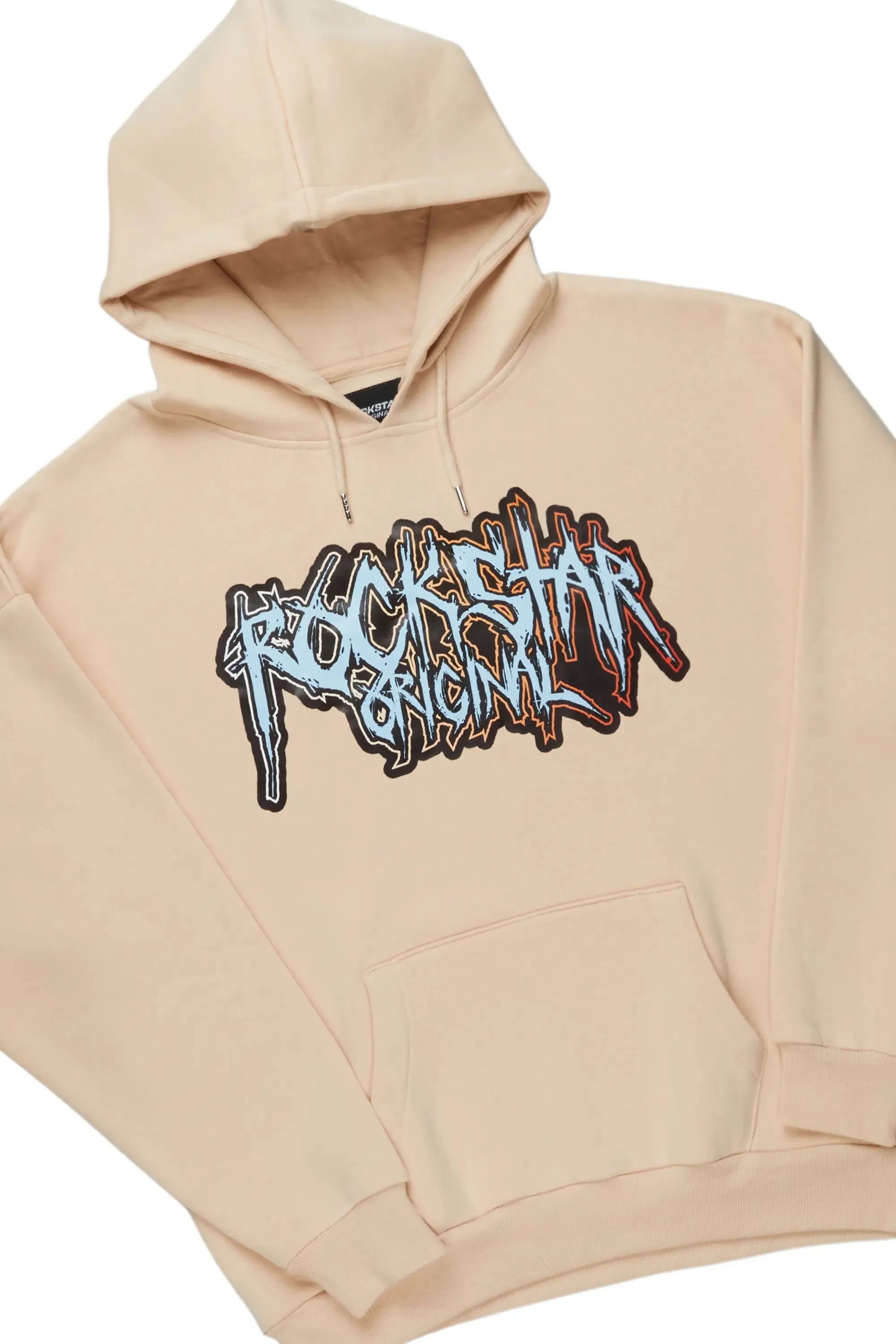 Andreas Beige Relaxed Fit Track Set sold by Rockstar Original product image thumbnail 2