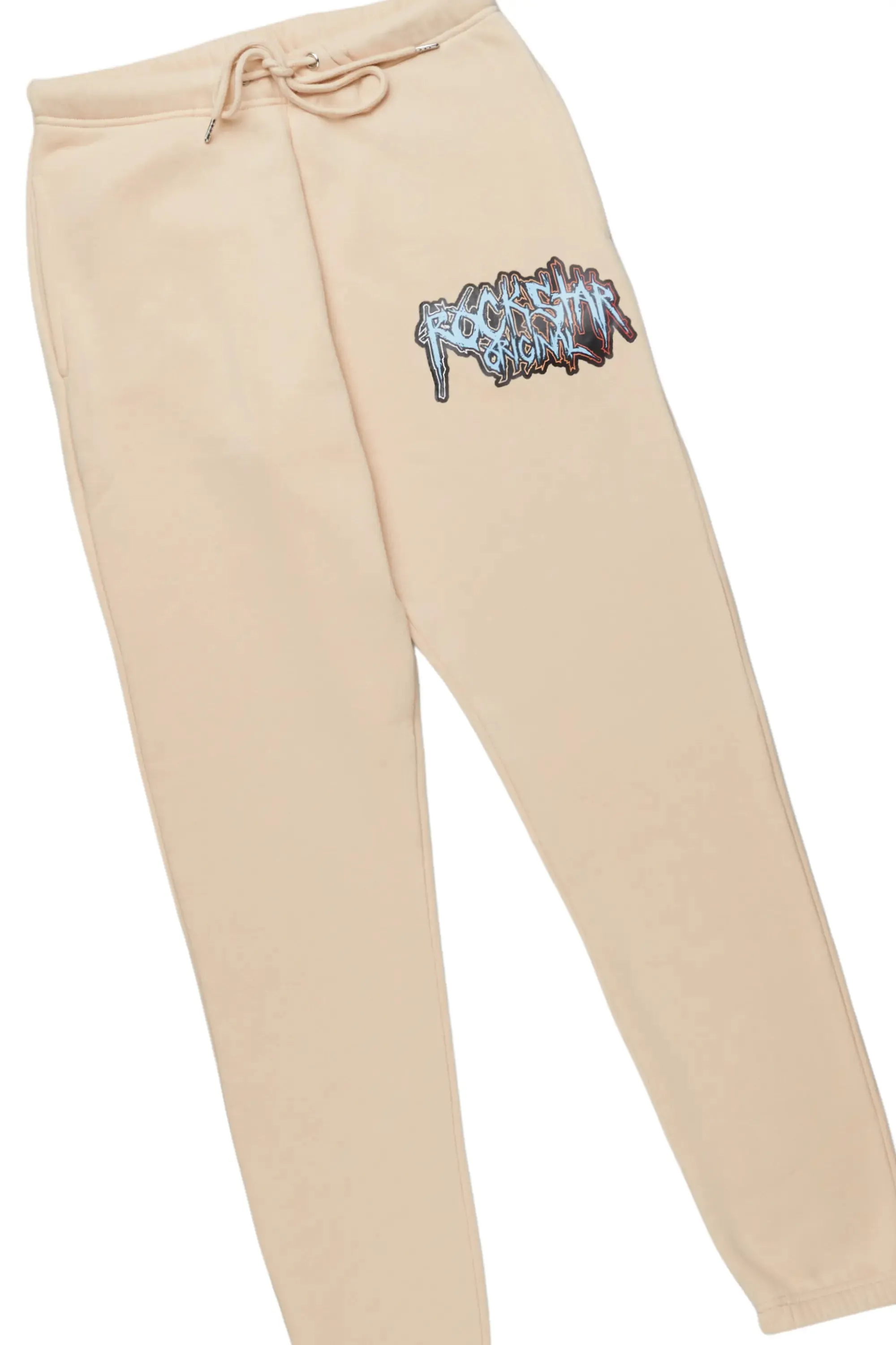 Andreas Beige Relaxed Fit Track Set sold by Rockstar Original product image thumbnail 3