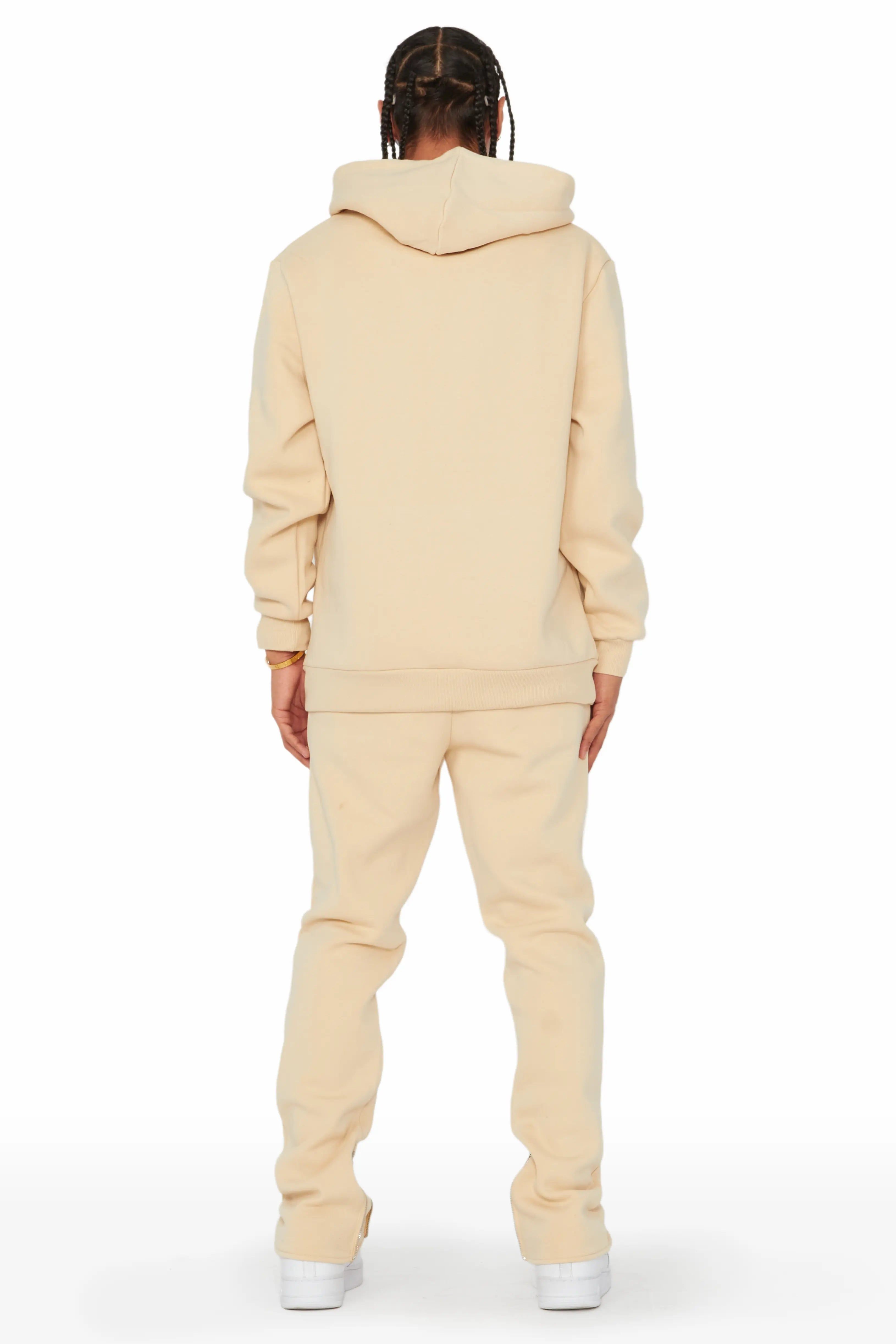 Angelo Beige Slim Fit Track Set sold by Rockstar Original product image thumbnail 4