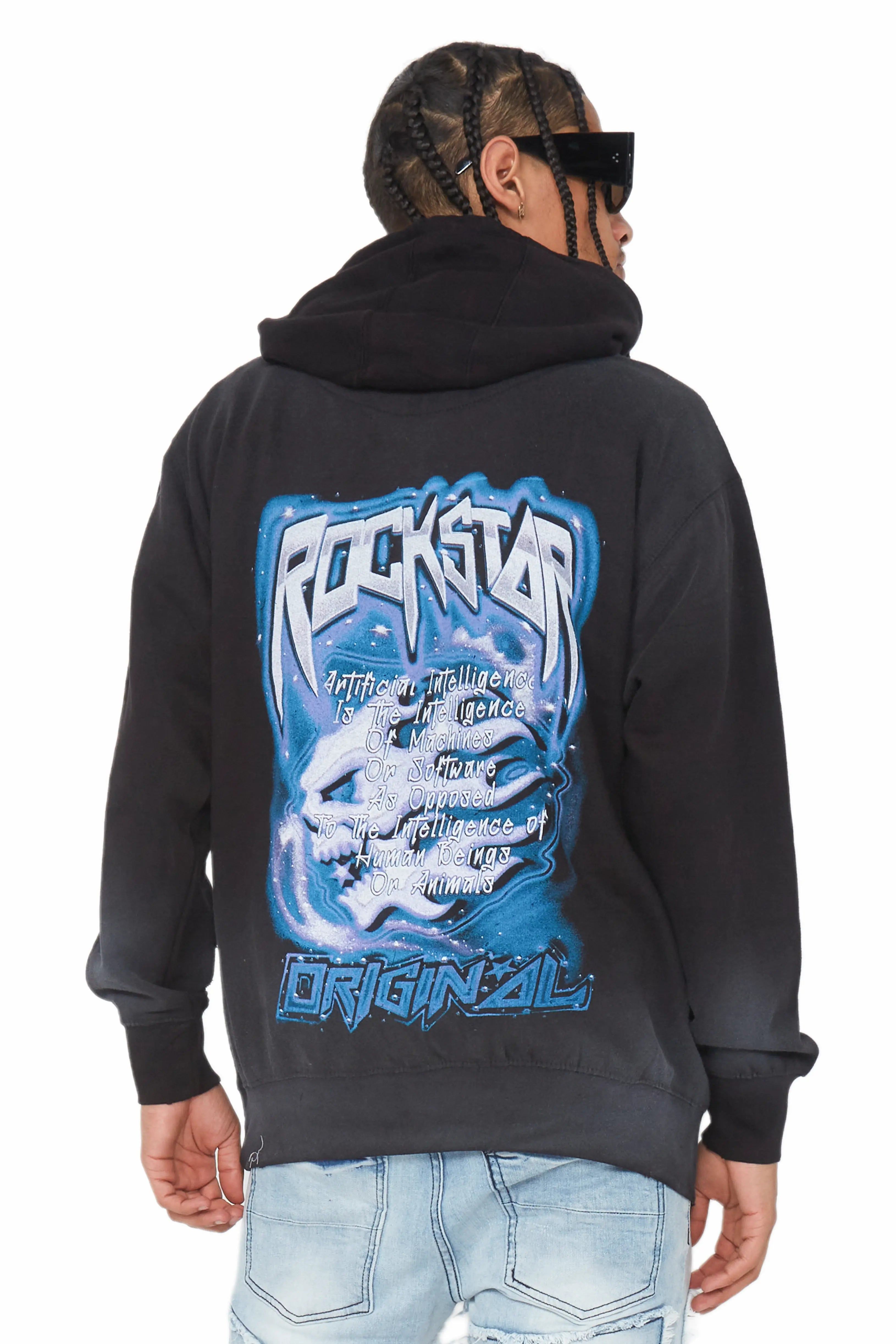 Ganen Black Graphic Hoodie sold by Rockstar Original product image thumbnail 3