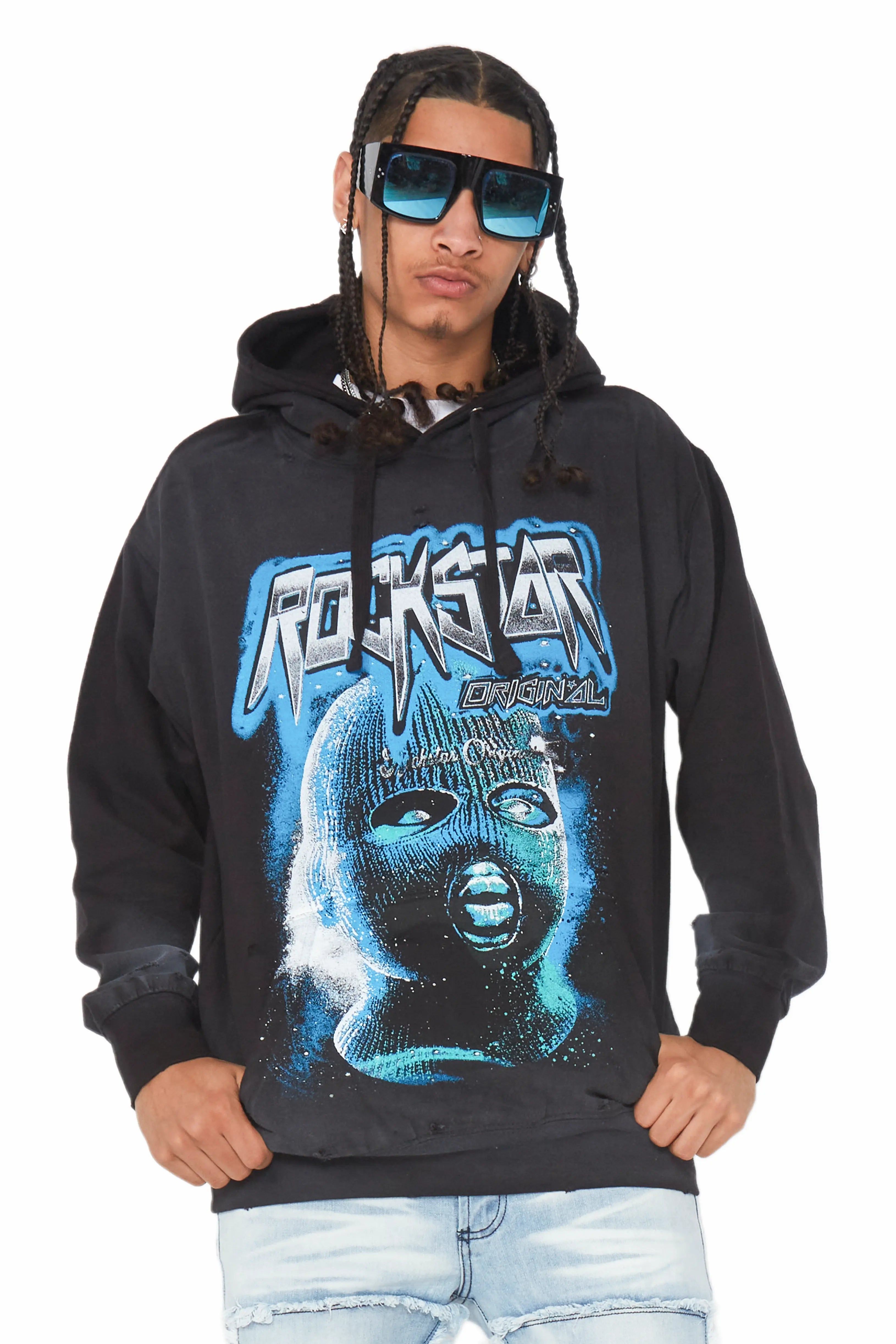 Ganen Black Graphic Hoodie sold by Rockstar Original