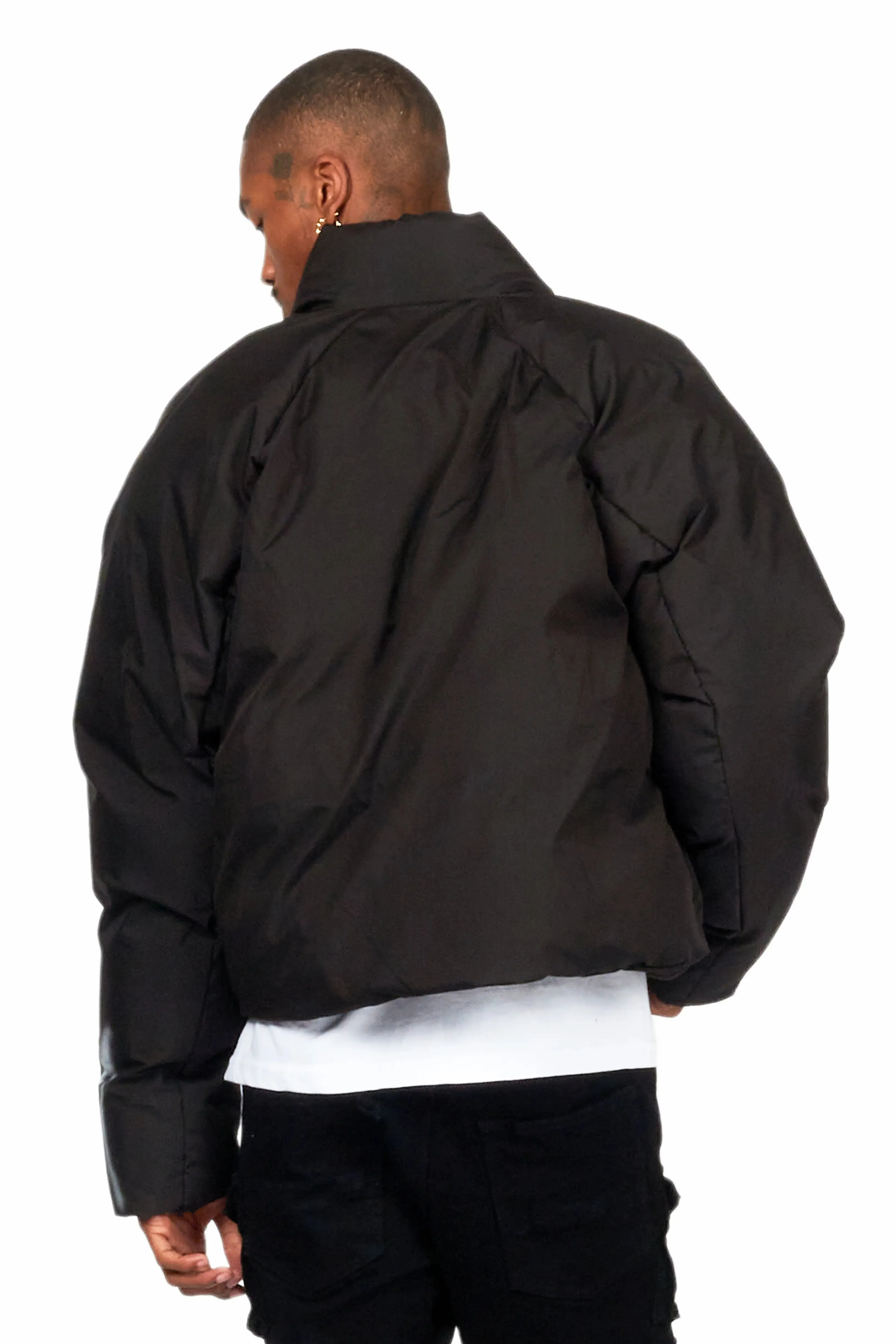 Madok Black Graphic Puffer Jacket sold by Rockstar Original product image thumbnail 5