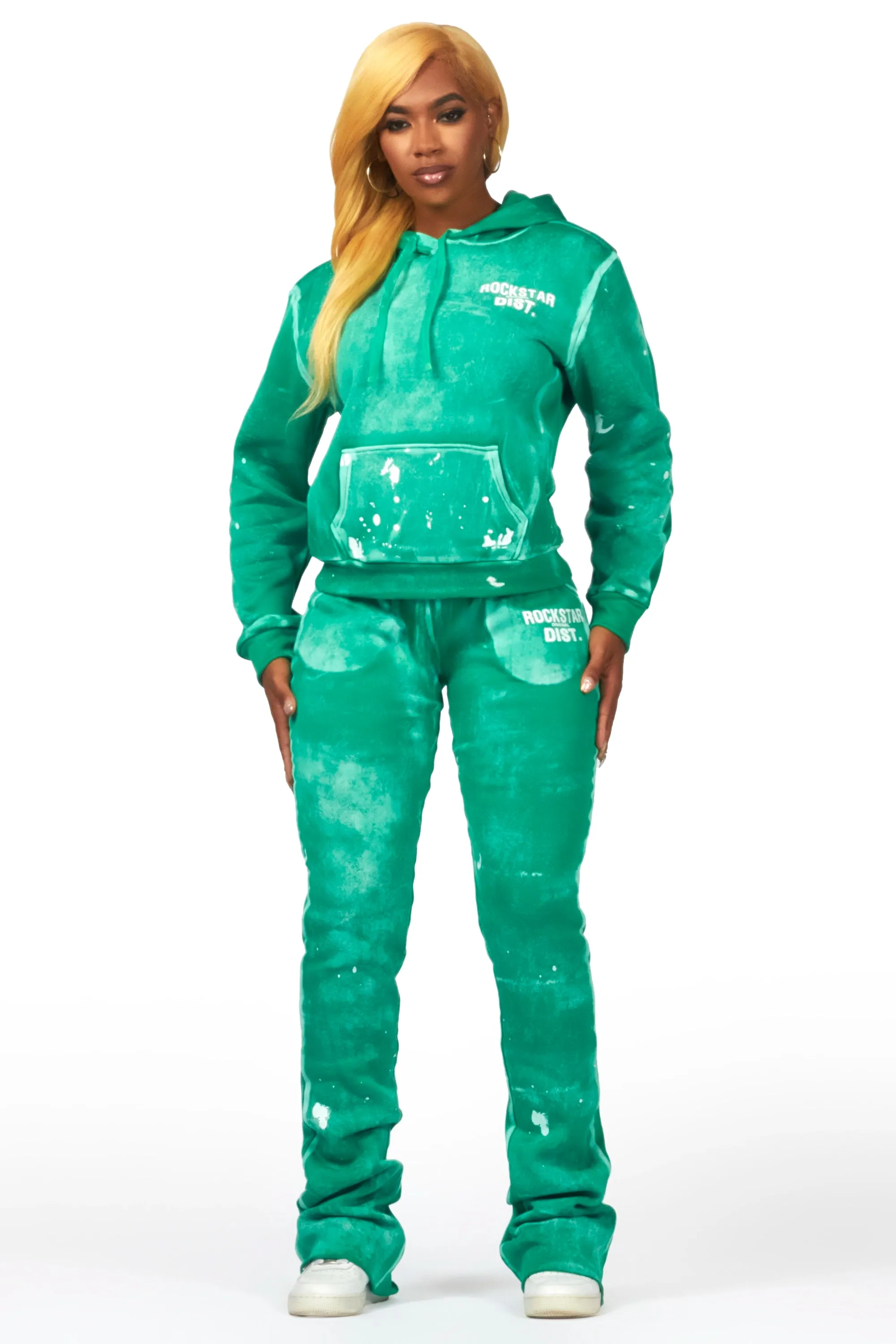 Keiana Green Super Stacked Trackset sold by Rockstar Original product image thumbnail 5