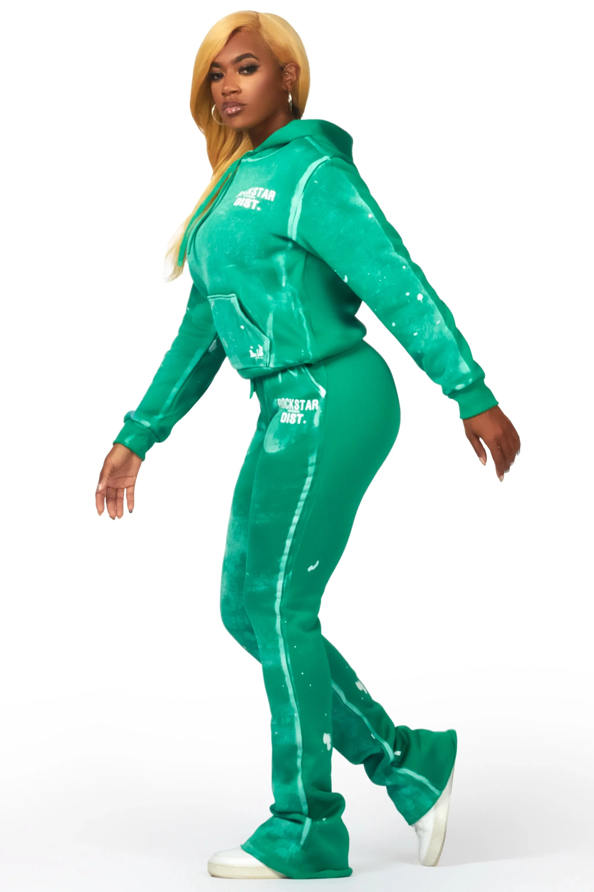 Keiana Green Super Stacked Trackset sold by Rockstar Original product image thumbnail 2