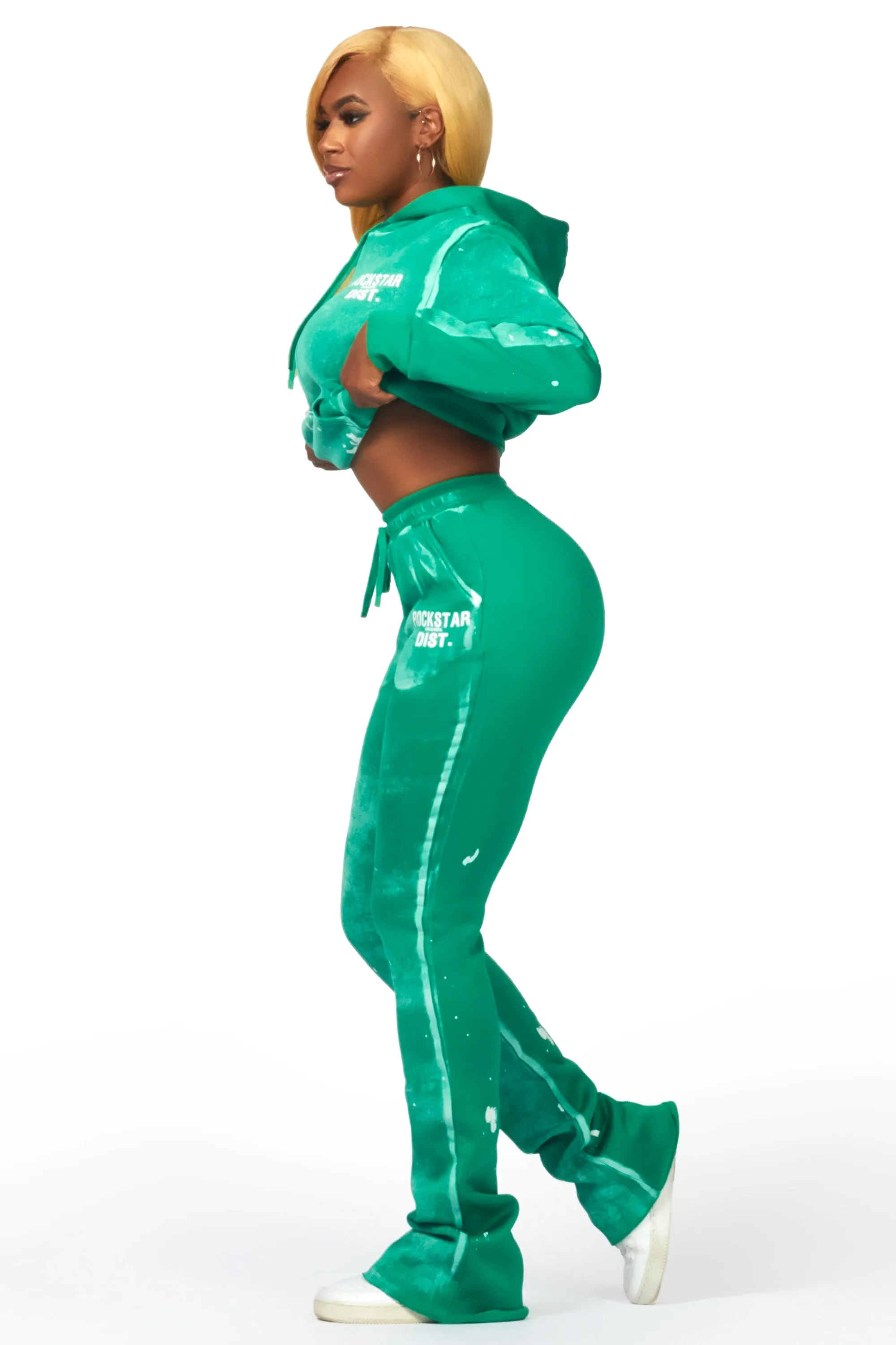 Keiana Green Super Stacked Trackset sold by Rockstar Original product image thumbnail 3