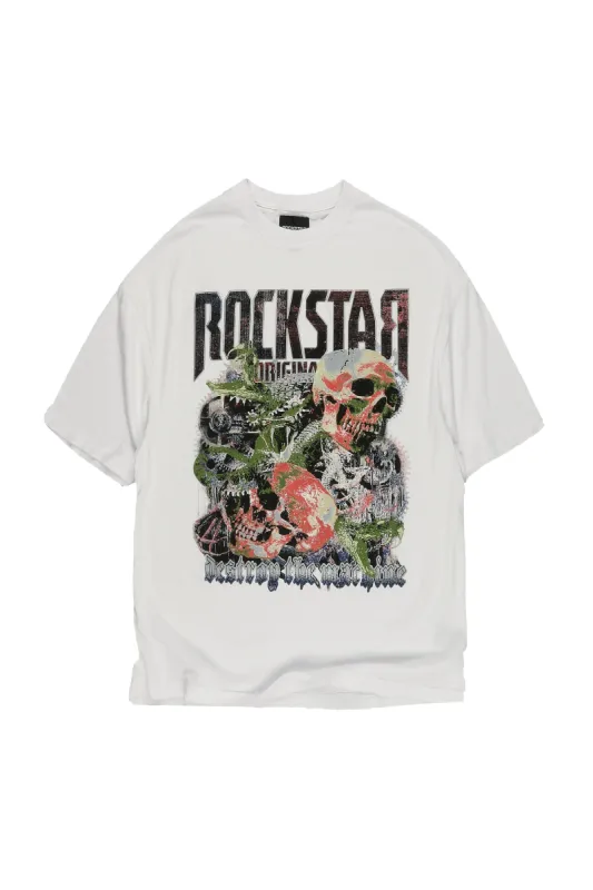 Argent White Graphic T-Shirt sold by Rockstar Original