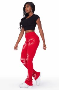 Stars In My Eyes Red Super Stacked Jean sold by Rockstar Original