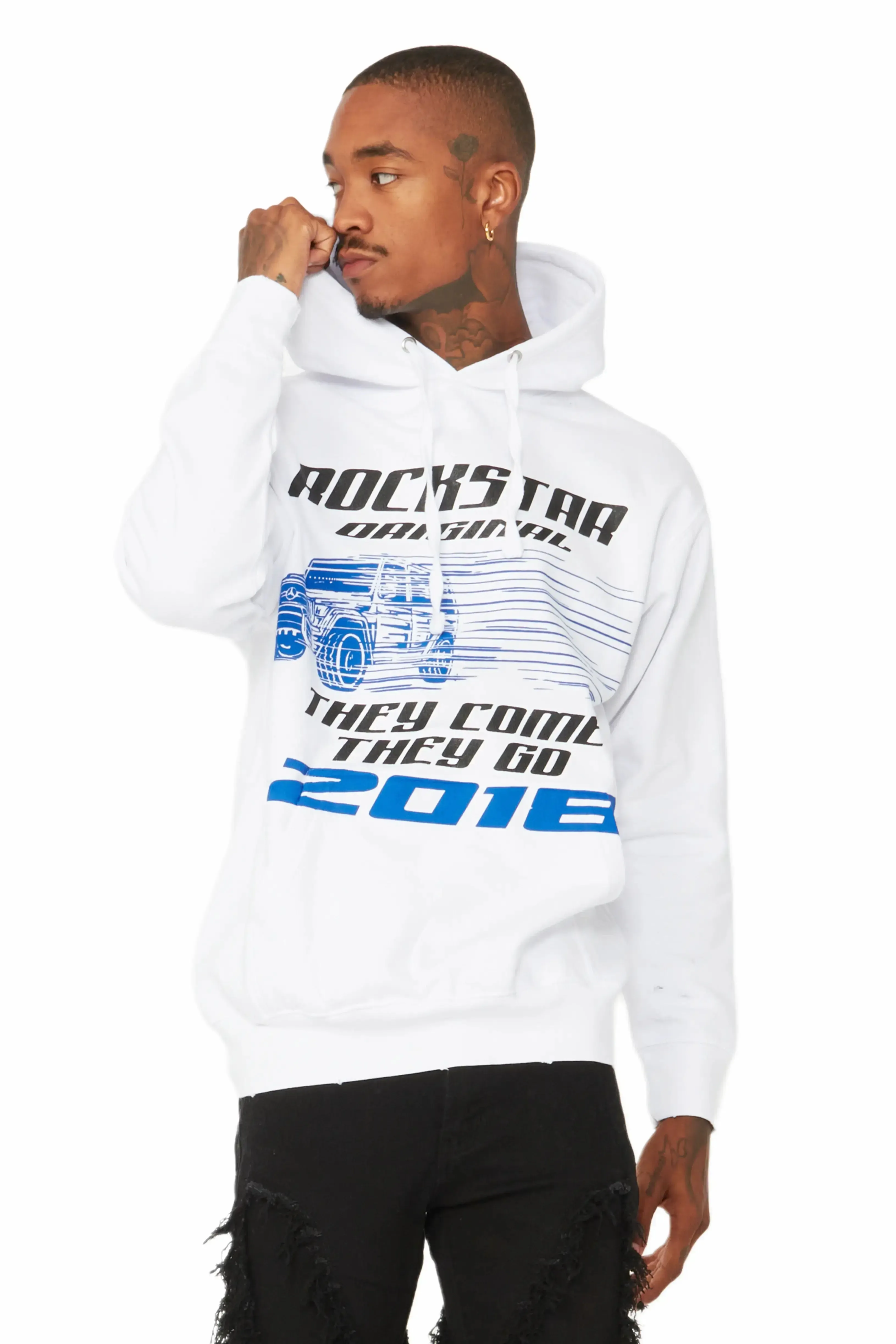 Jago White Graphic Hoodie sold by Rockstar Original product image thumbnail 3