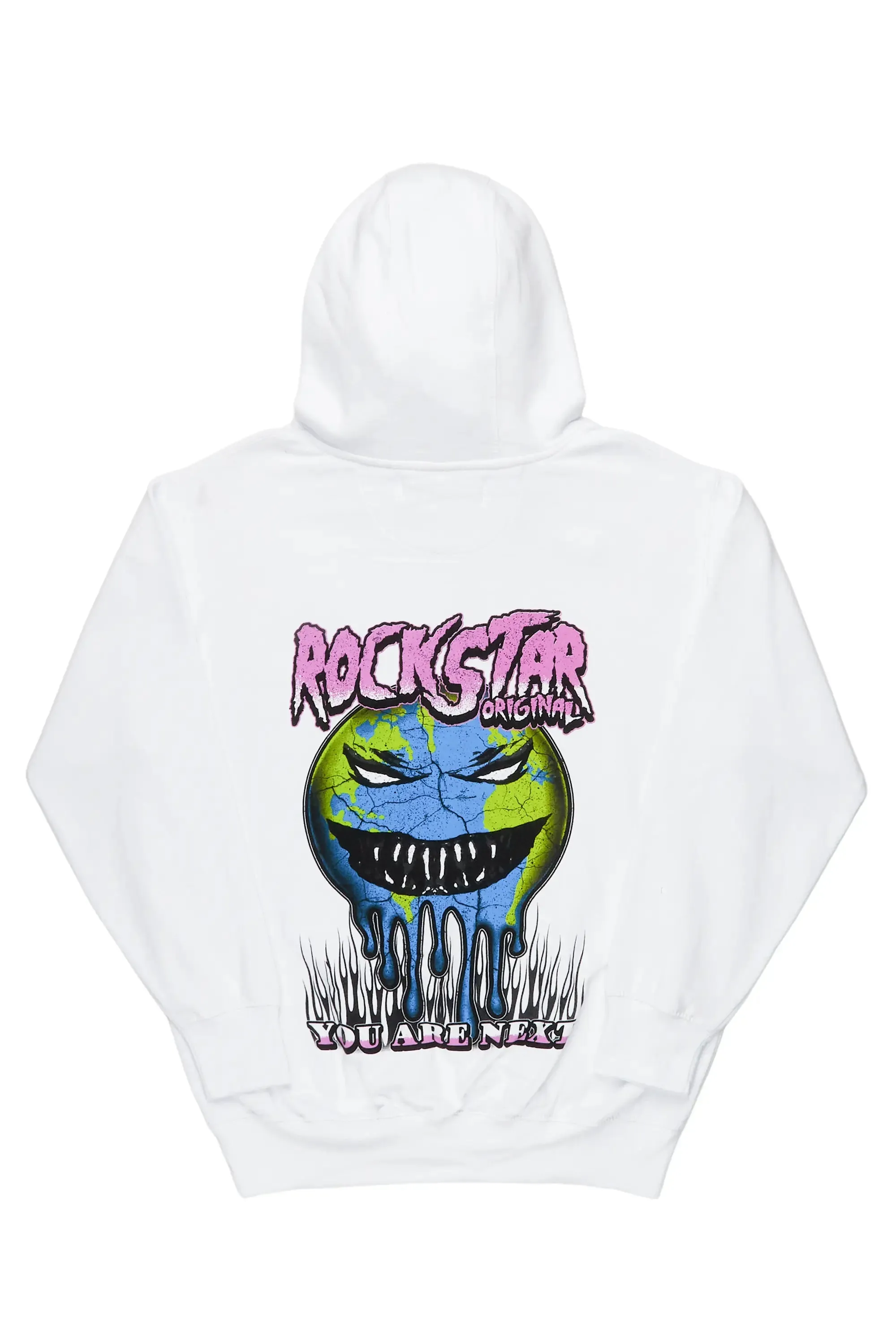 Krupshin White Graphic Hoodie sold by Rockstar Original product image thumbnail 5