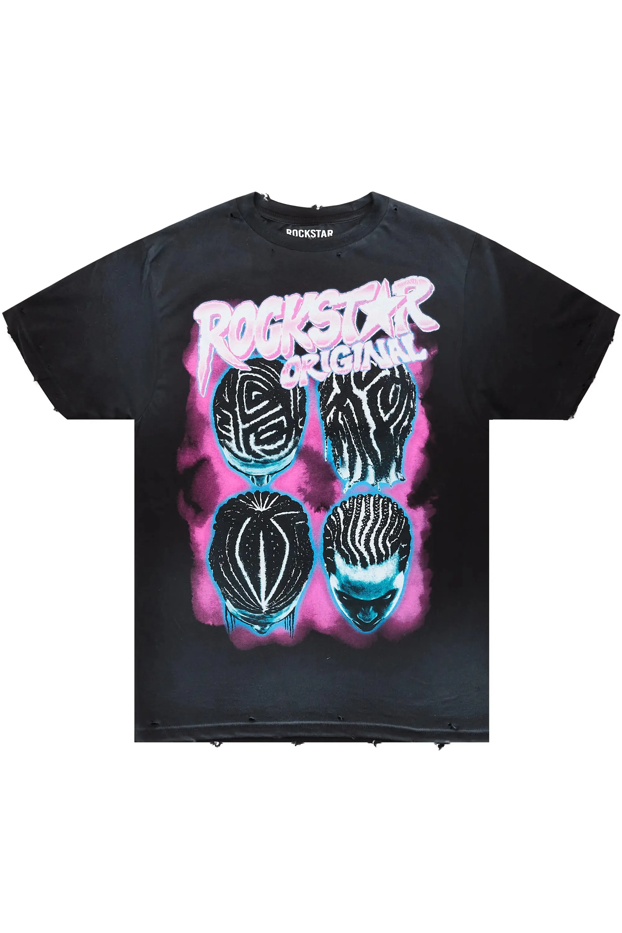 Akeila Black Oversized T-Shirt sold by Rockstar Original