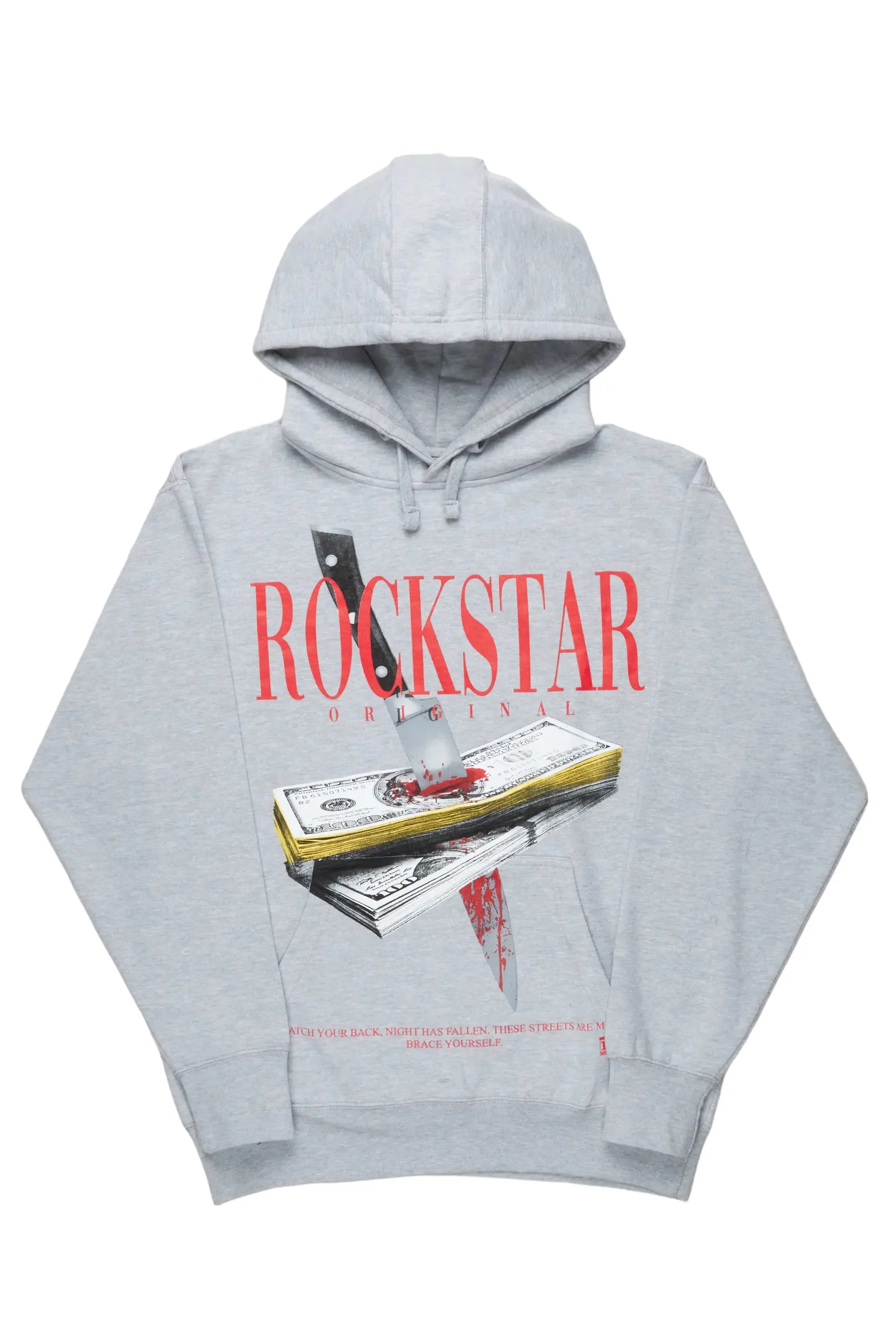 Sheridan Heather Grey Oversized Hoodie sold by Rockstar Original product image thumbnail 2